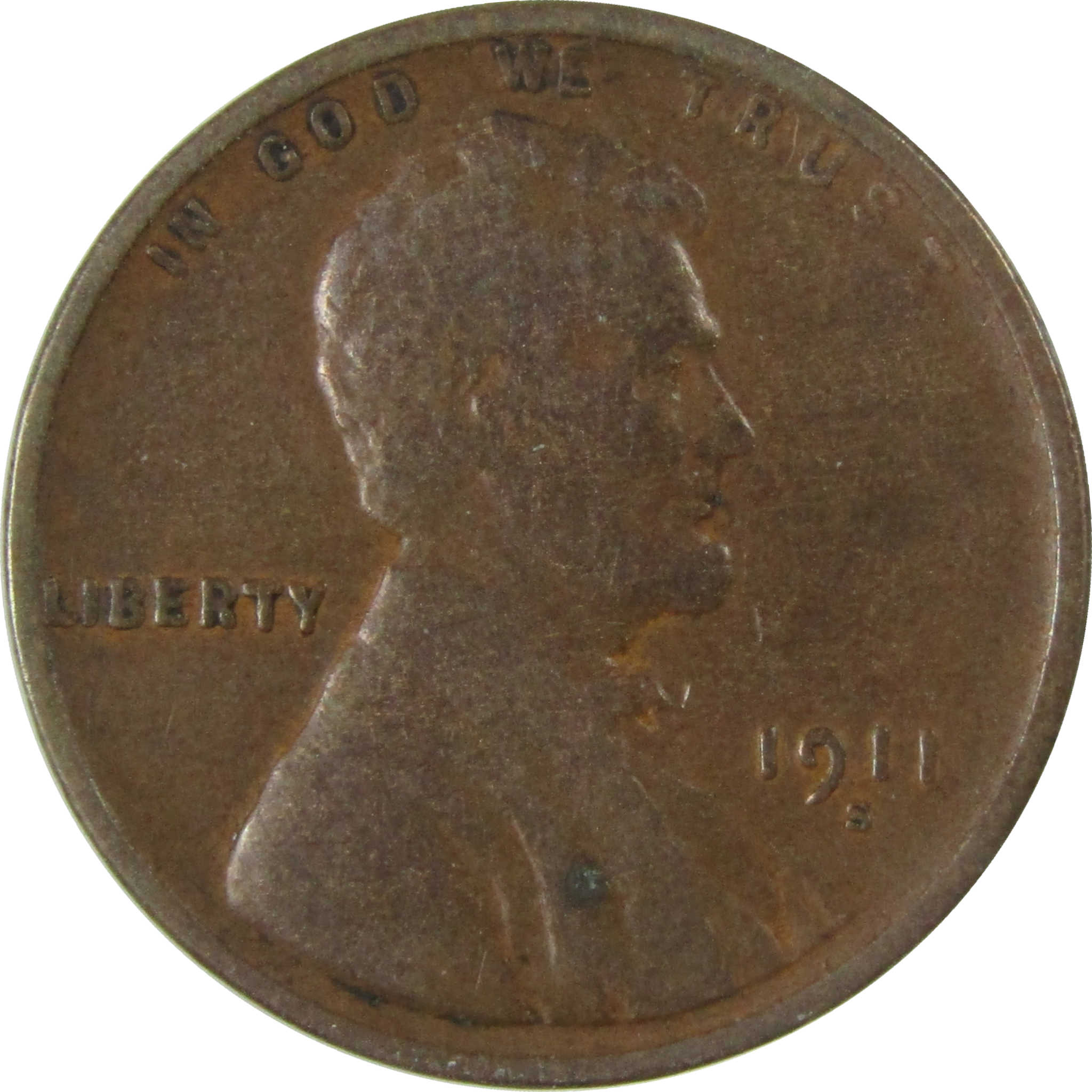 1911 S Lincoln Wheat Cent VF Very Fine Details Penny SKU:I27661