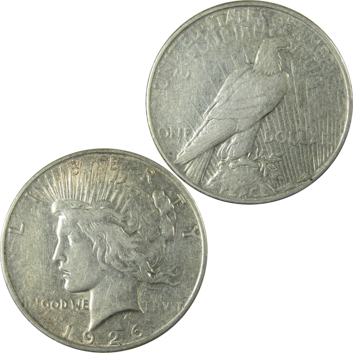 1926 D Peace Silver Dollar XF EF Extremely Fine Details SKU:I28104