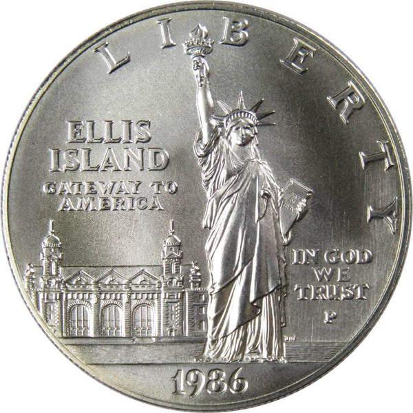 1986 P Statue of Liberty Commemorative Silver Dollar Uncirculated