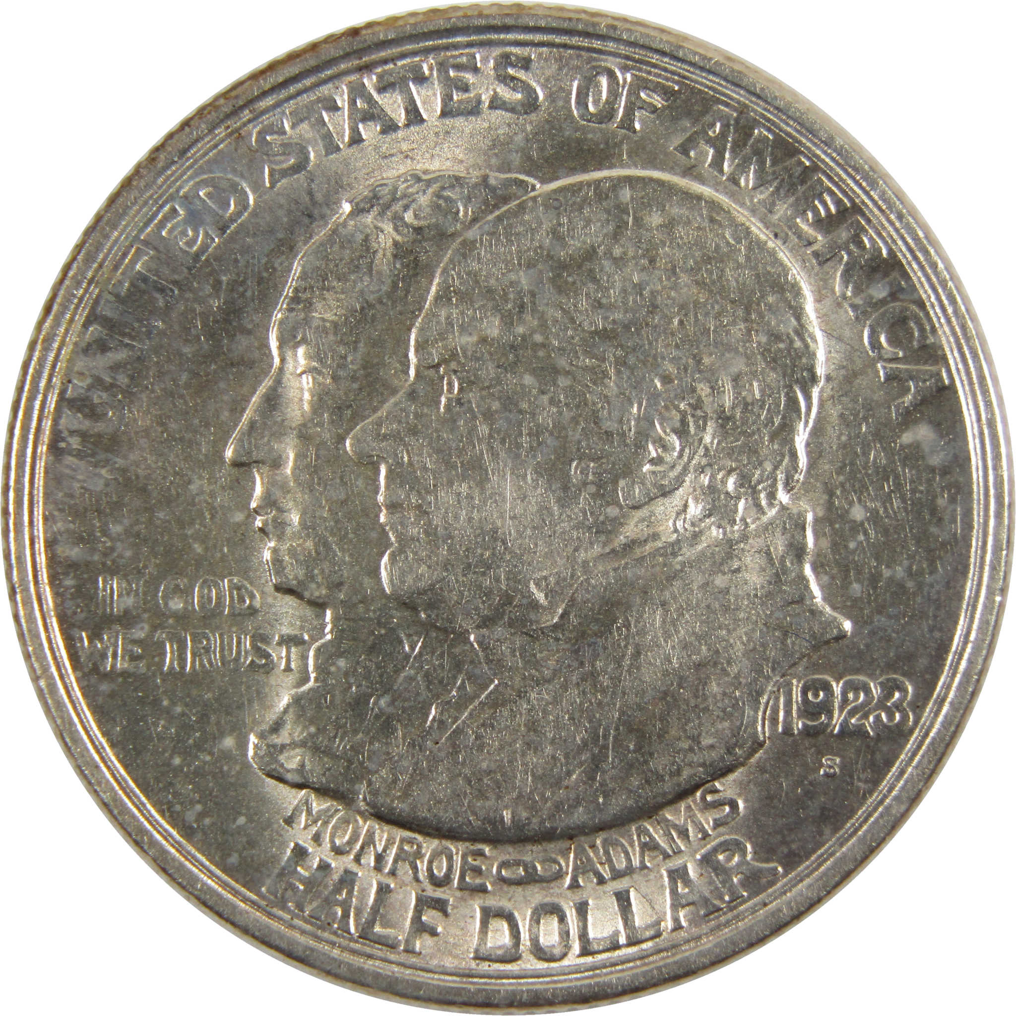 Monroe Doctrine Centennial Half Dollar 1923 S About Unc SKU:I8984