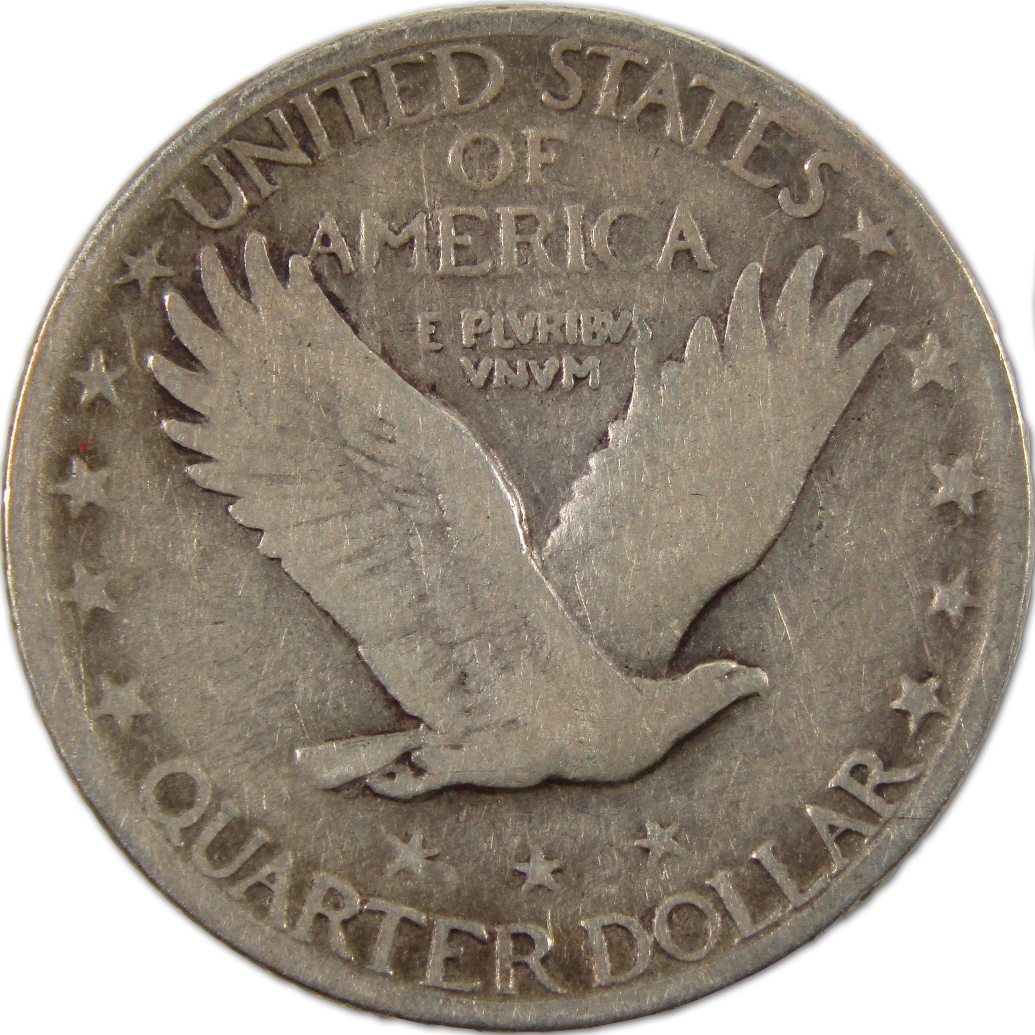 1927 S Standing Liberty Quarter VG Very Good Silver 25c SKU:I10354