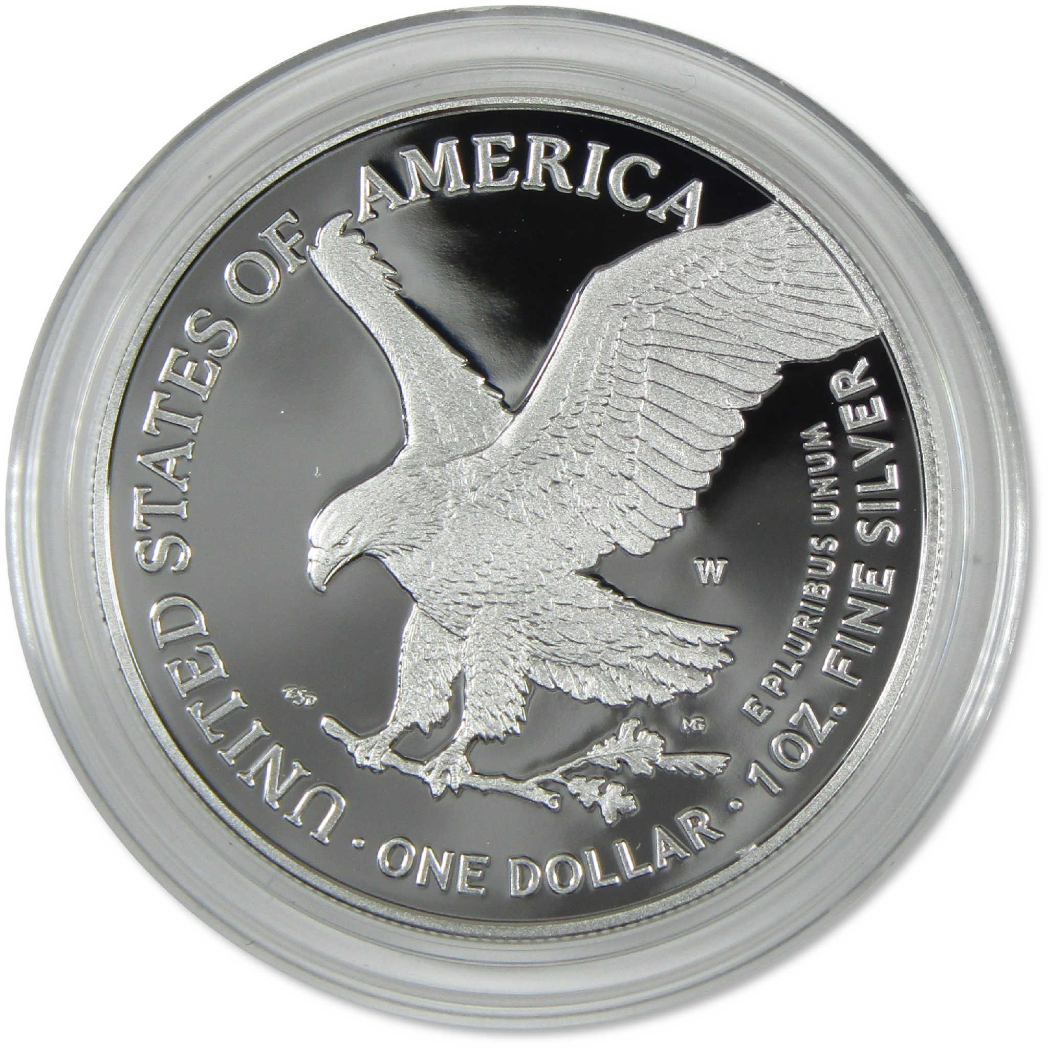 2025 W American Silver Eagle with Laser-Engraved Privy Mark Proof OGP