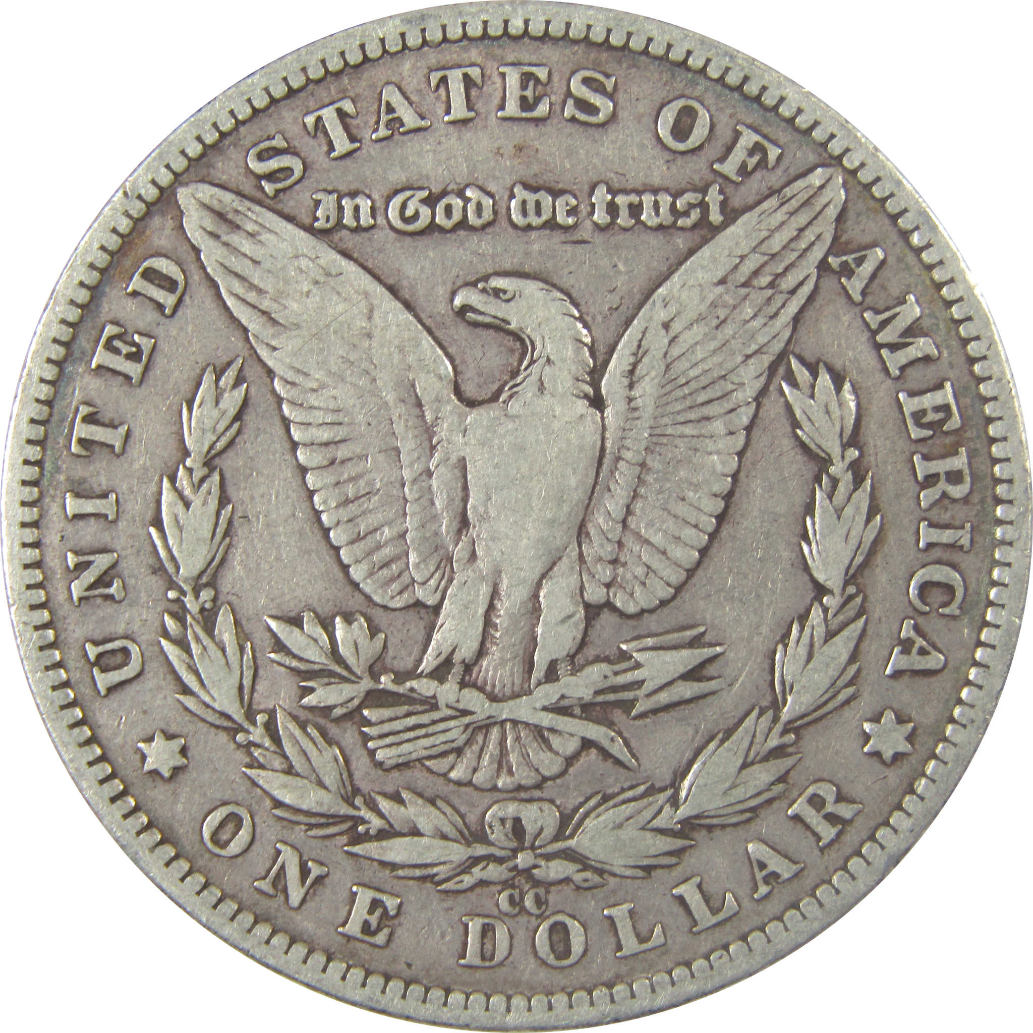1881 CC Morgan Silver Dollar F Fine $1 Coin Collectible SKU:I25296