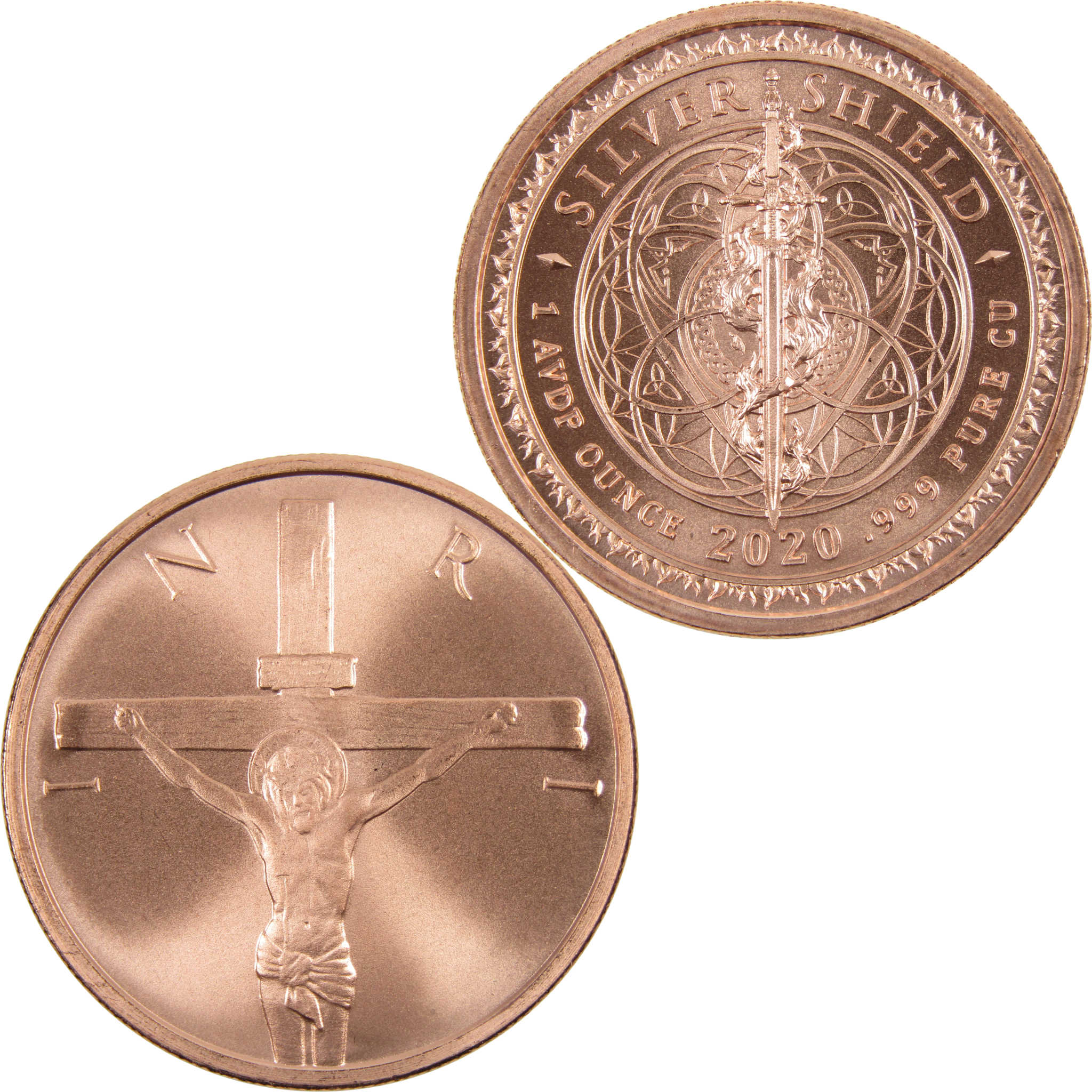 Crucifixion of Christ 1 oz .999 Copper Round Holiday Collectible 2020