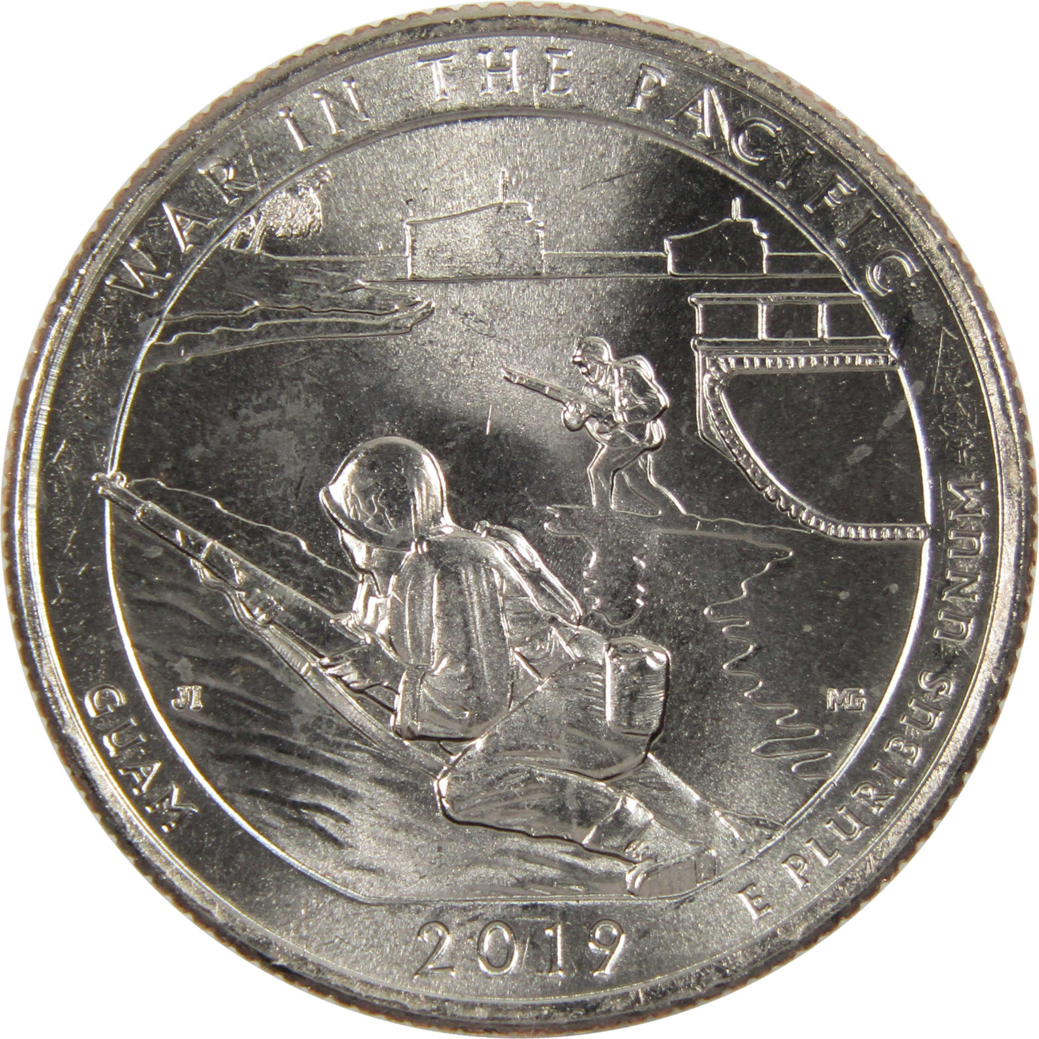 2019 P War in the Pacific NHP National Park Quarter Uncirculated Clad