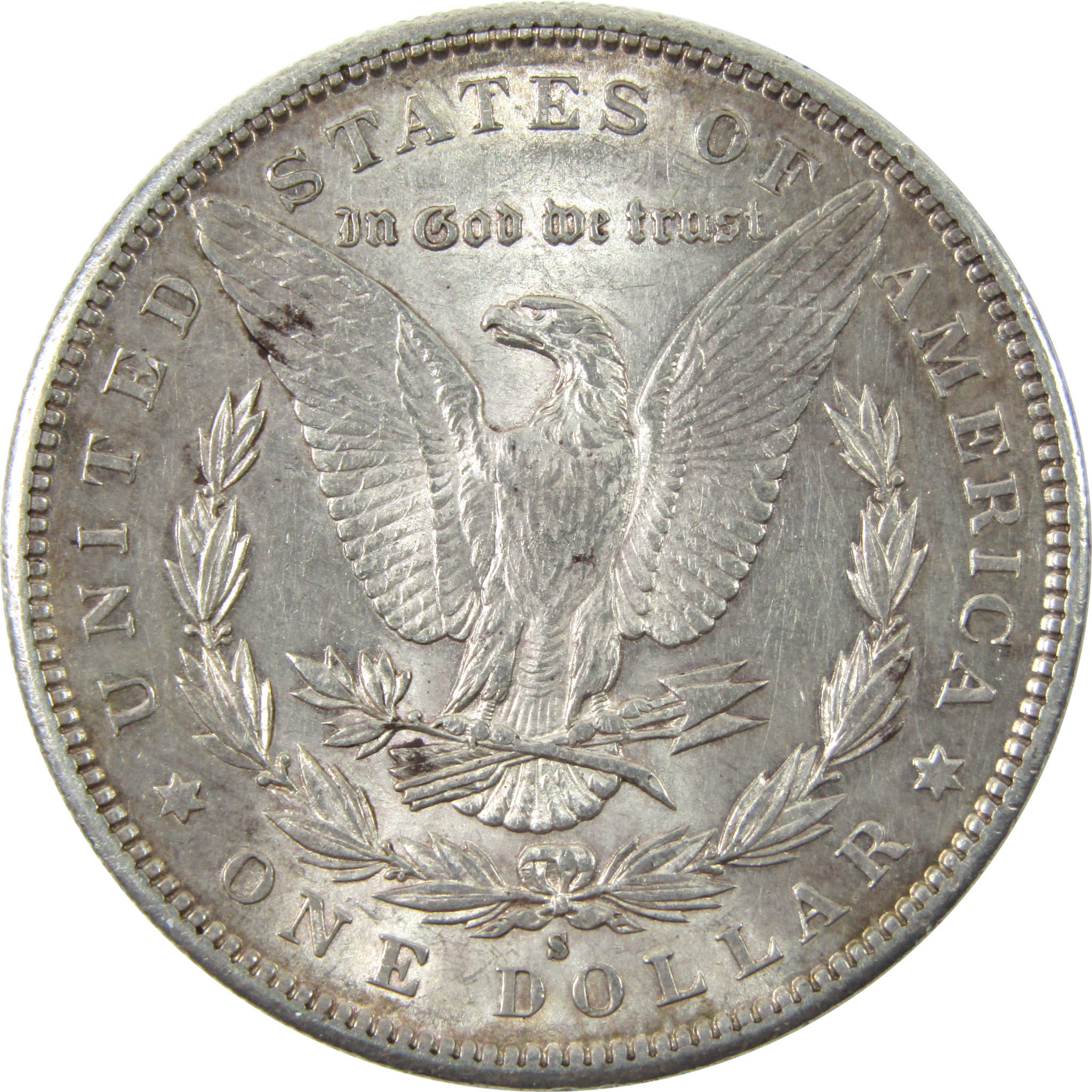 1897 S Morgan Dollar AU About Uncirculated Silver $1 Coin SKU:I14187 - Morgan coin - Morgan silver dollar - Morgan silver dollar for sale - Profile Coins &amp; Collectibles