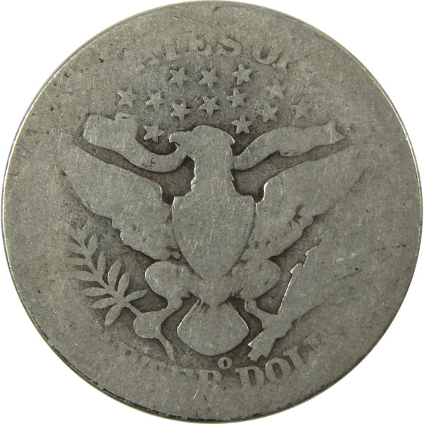 1909 O Barber Silver Quarter Circulated 25c Coin SKU:CP1737