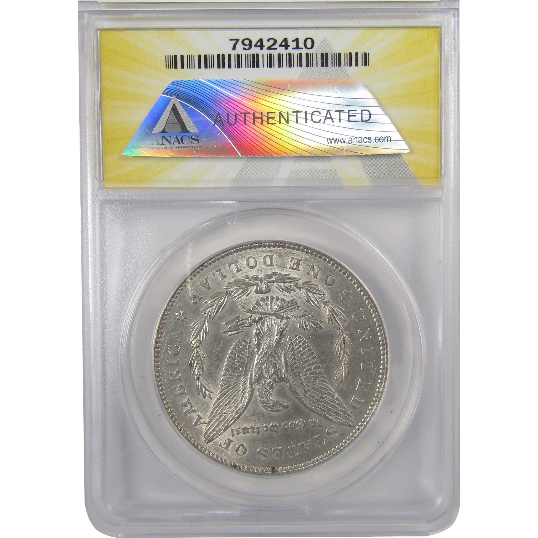 1878 7TF Rev 78 Morgan Silver Dollar AU 58 ANACS $1 Coin SKU:I24926 - Morgan coin - Morgan silver dollar - Morgan silver dollar for sale - Profile Coins &amp; Collectibles