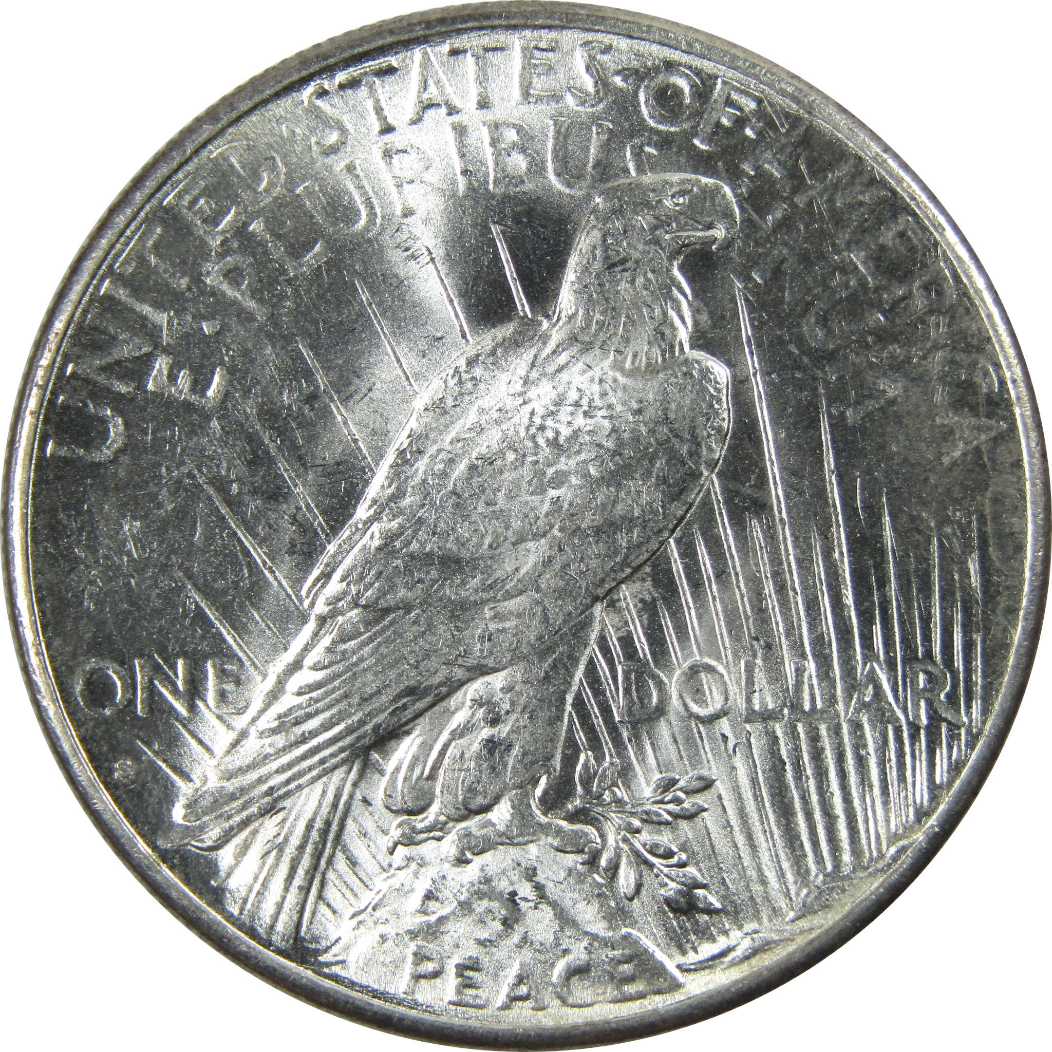 1926 S Peace Dollar Uncirculated Silver $1 Coin SKU:I13881