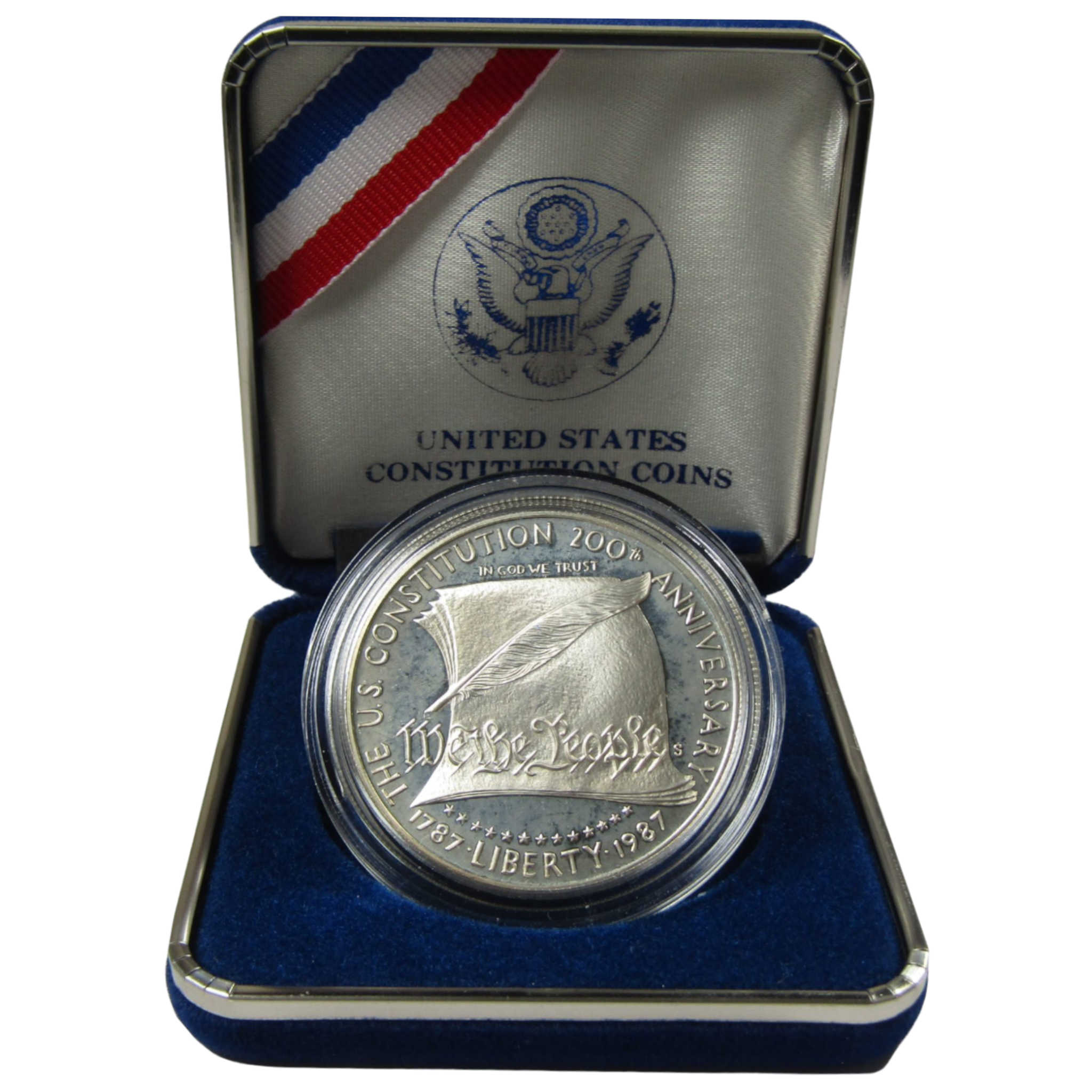 1987 S U.S. Constitution Commemorative Silver Dollar Proof SKU:CP321