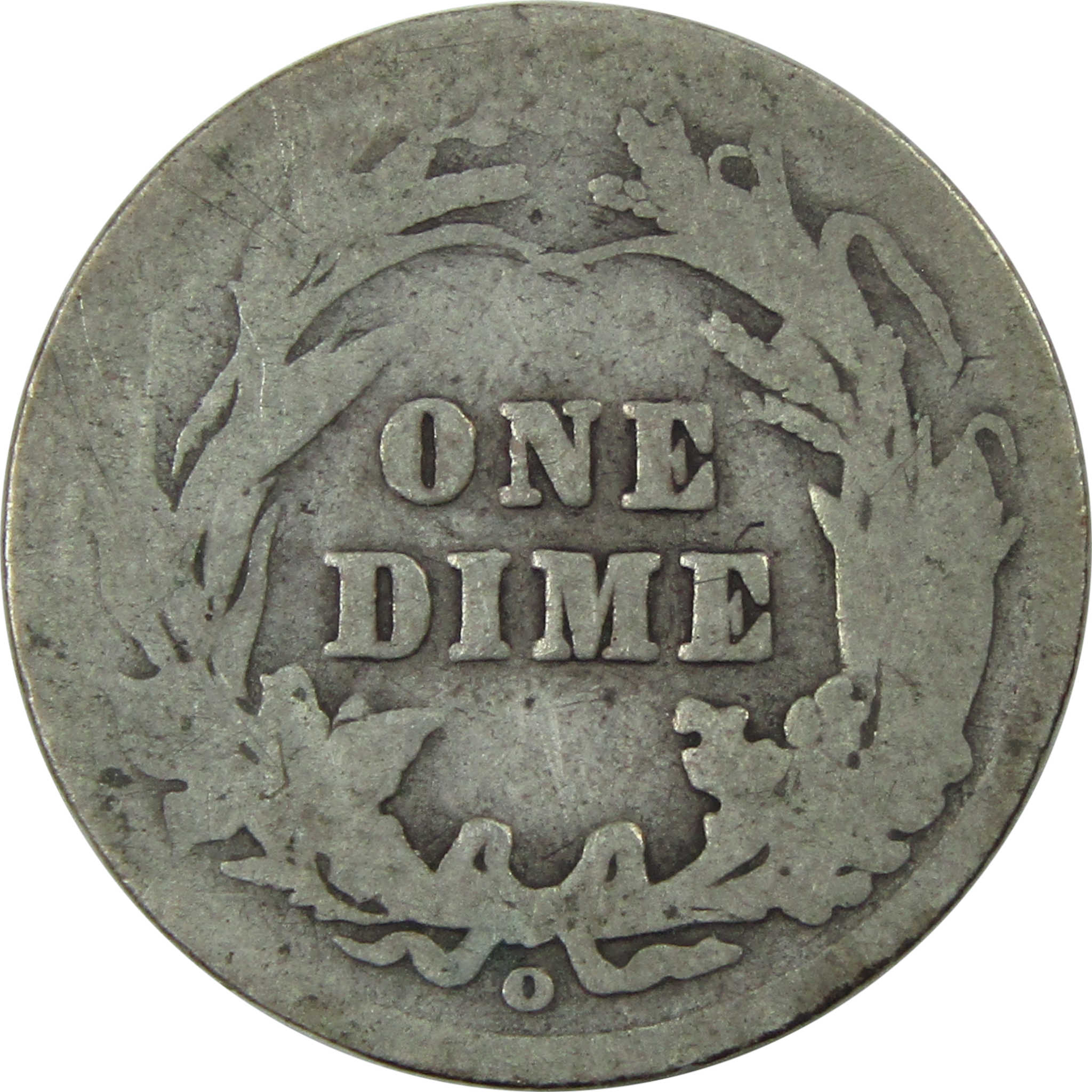 1905 O Micro O Barber Dime AG About Good Silver 10c Coin SKU:I13992