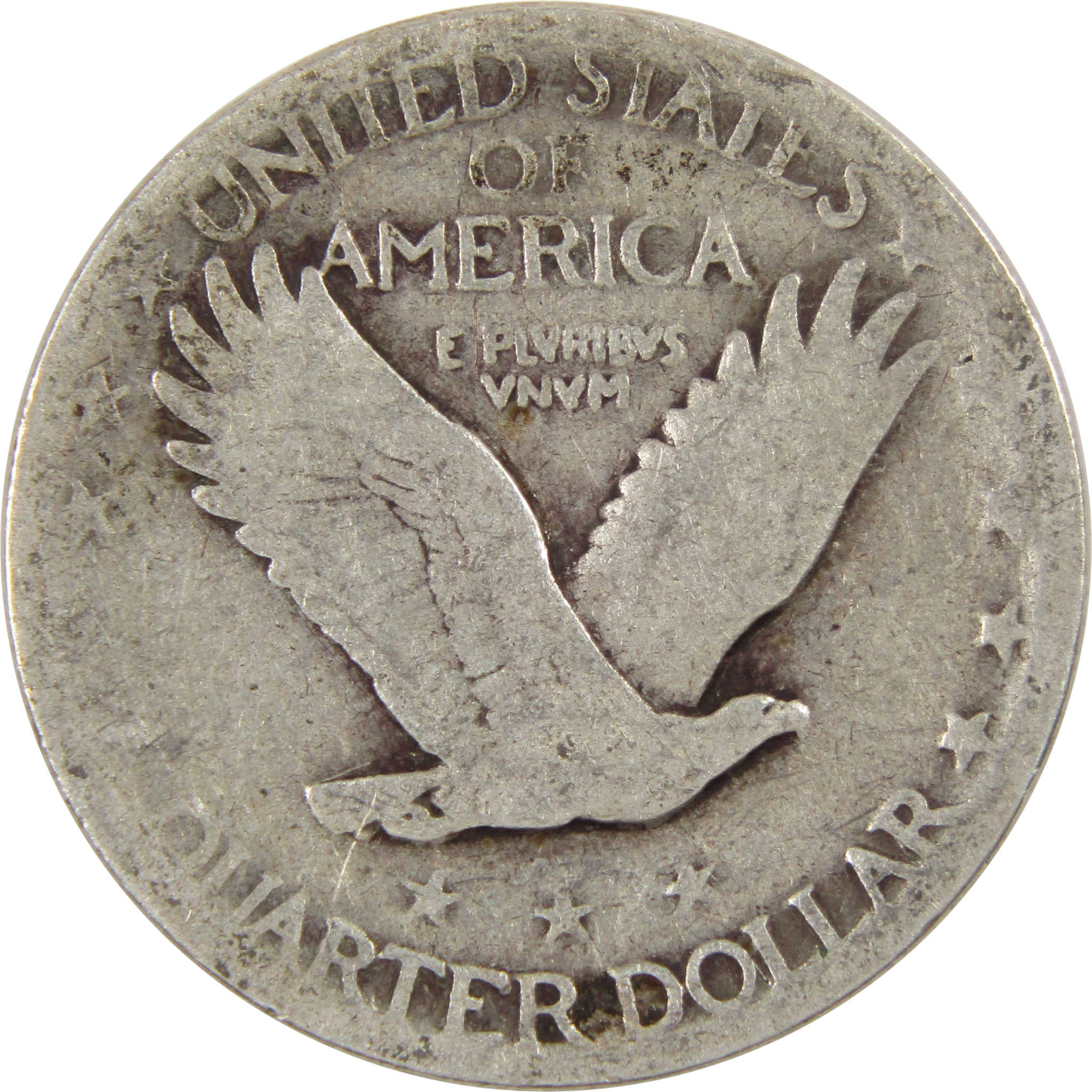 1925 Standing Liberty Quarter AG About Good 90 Silver 25c Coin