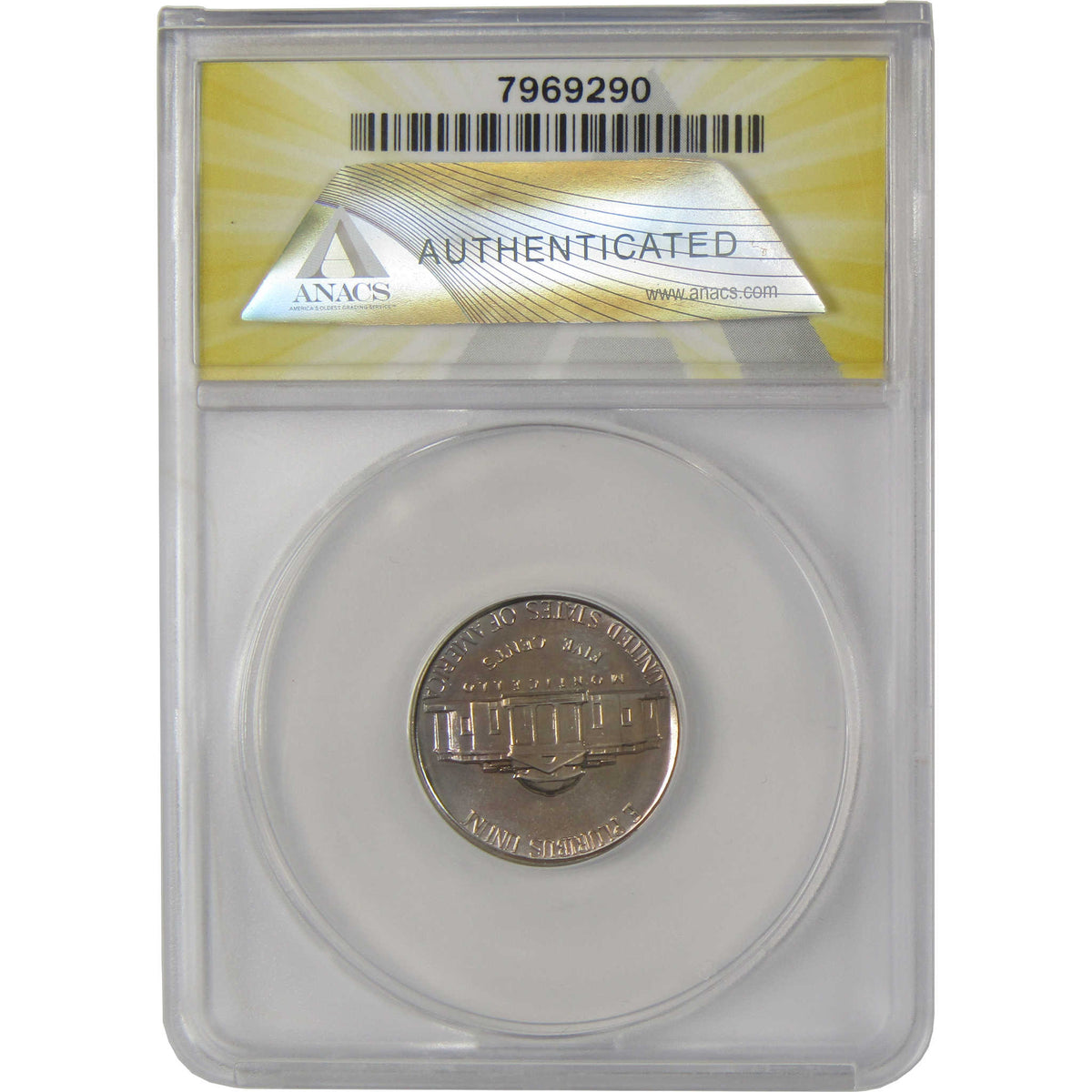 1950 Jefferson Nickel PF 67 ANACS Proof 5c Coin Collectible SKU:I28767