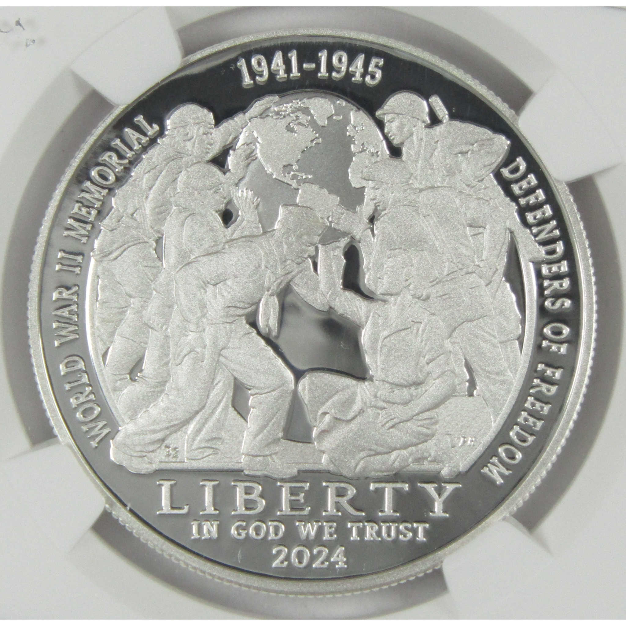 2024 P Greatest Generation Commemorative Silver Dollar PF 70 UCAM NGC