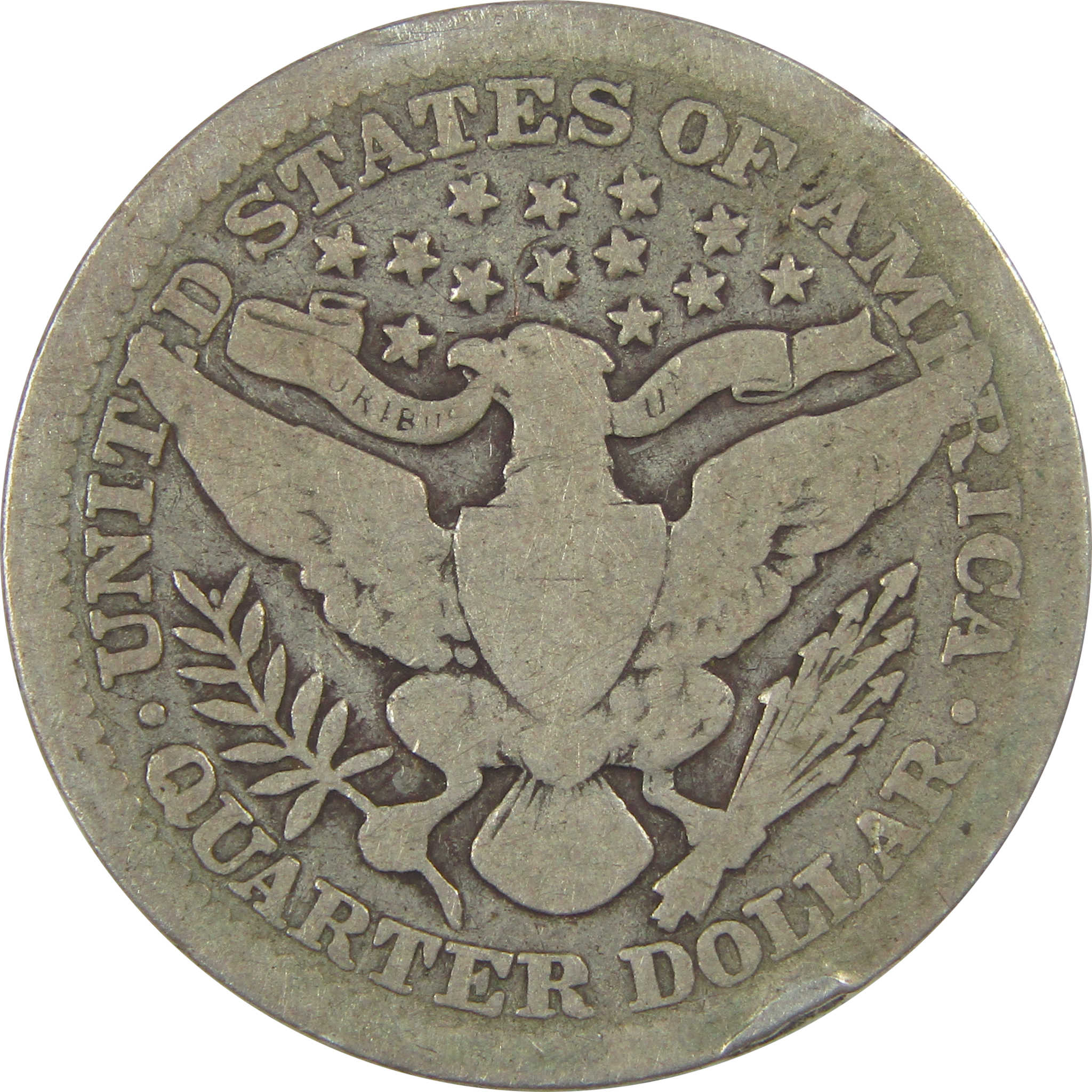 1905 Barber Quarter G Good Details Silver 25c Coin SKU:I21809