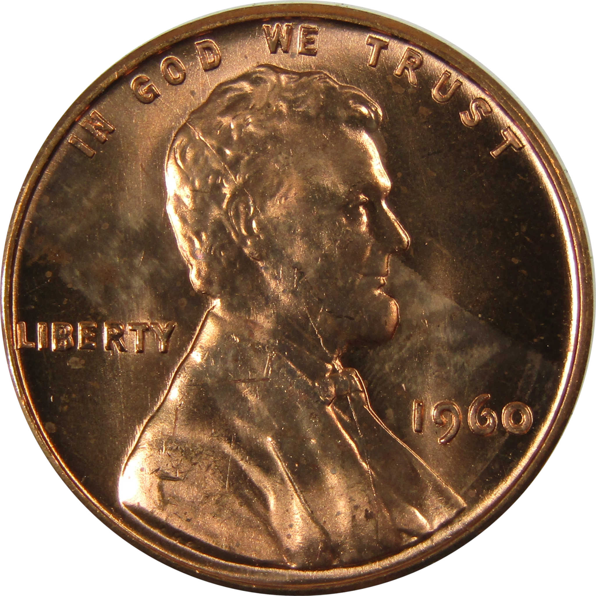1960 Small Date Lincoln Memorial 1c Uncirculated Mint State SKU:I26587