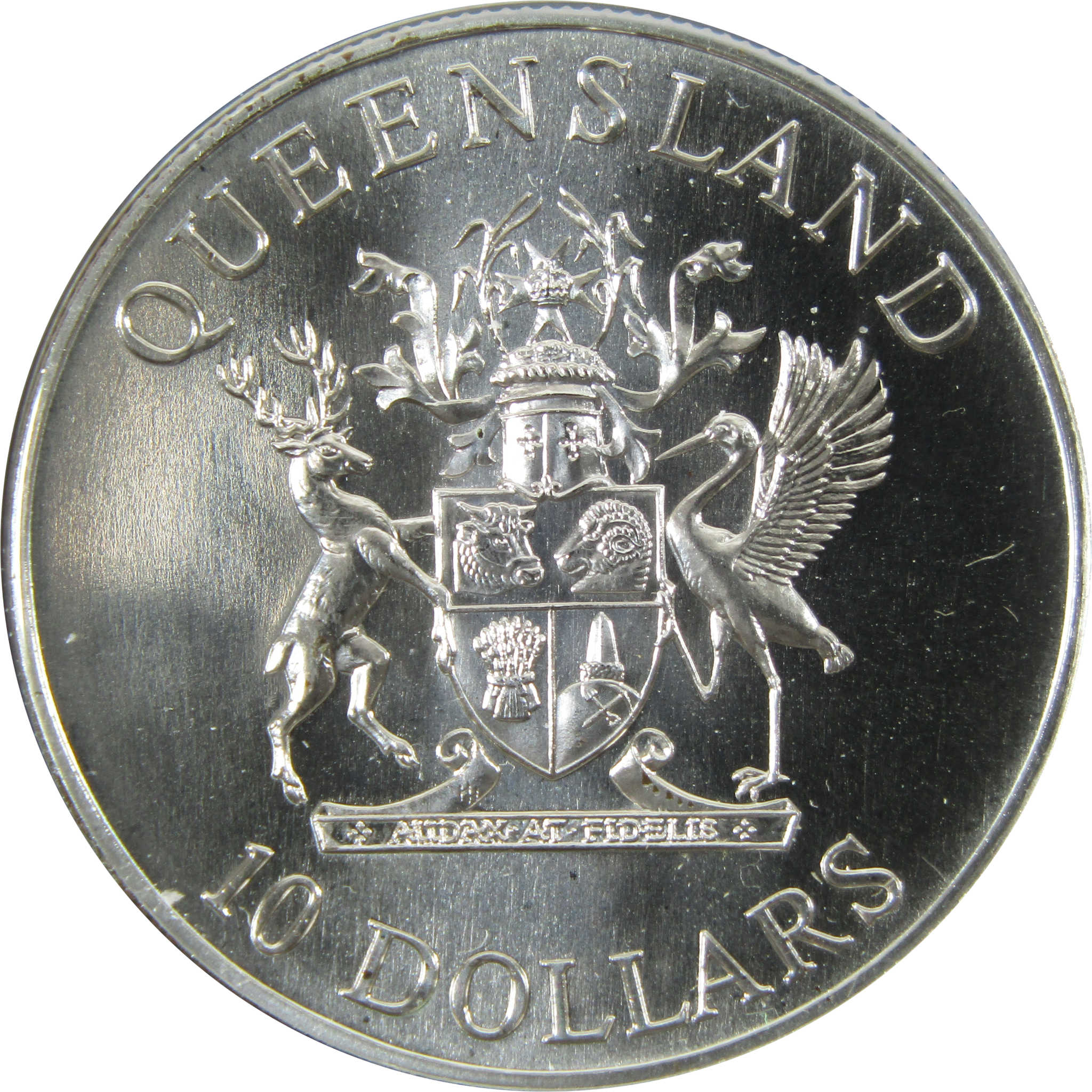 1989 Australia Queensland 20 g .925 Silver $10 SKU:CPC6226