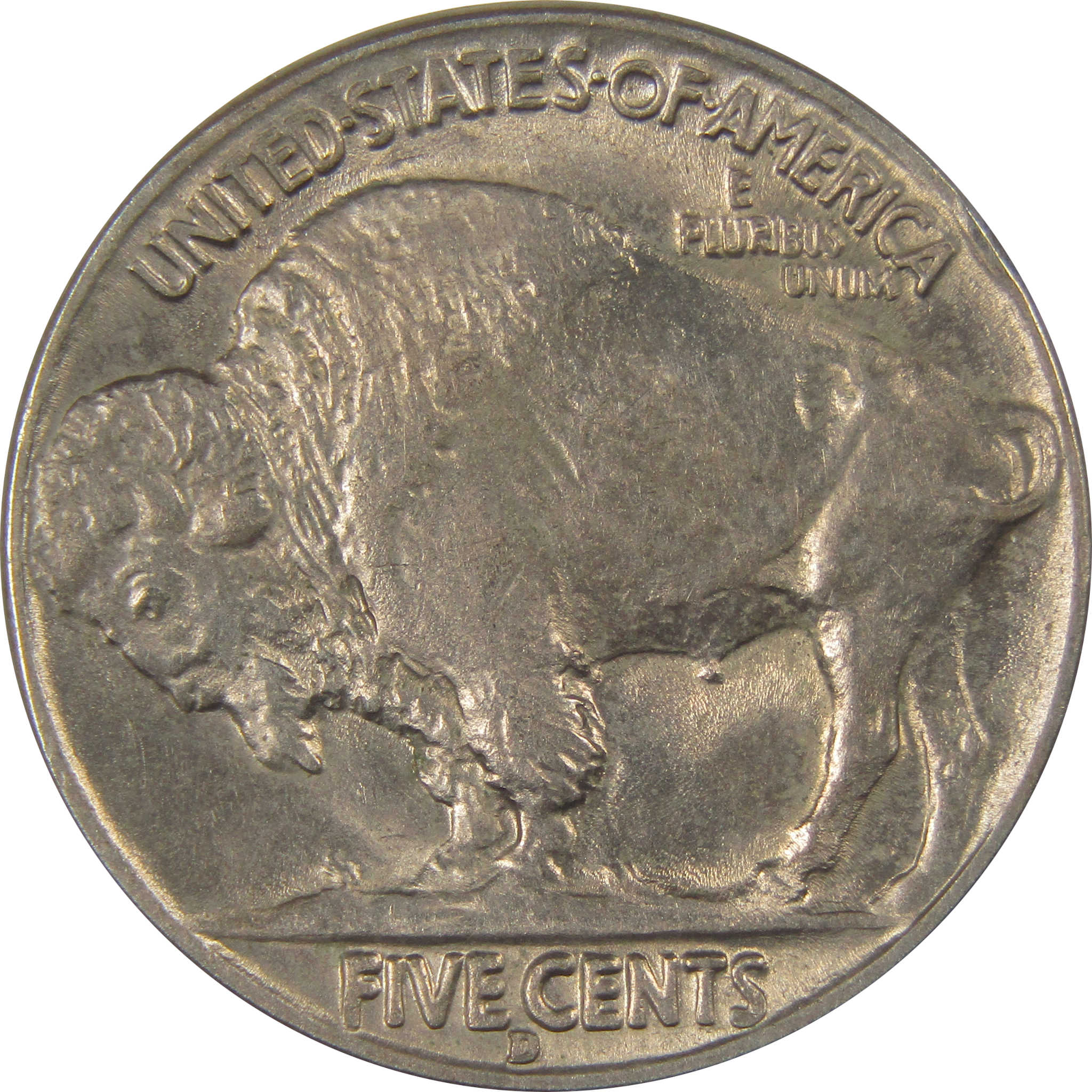 1937 D Indian Head Buffalo Nickel BU Choice Uncirculated SKU:I23870