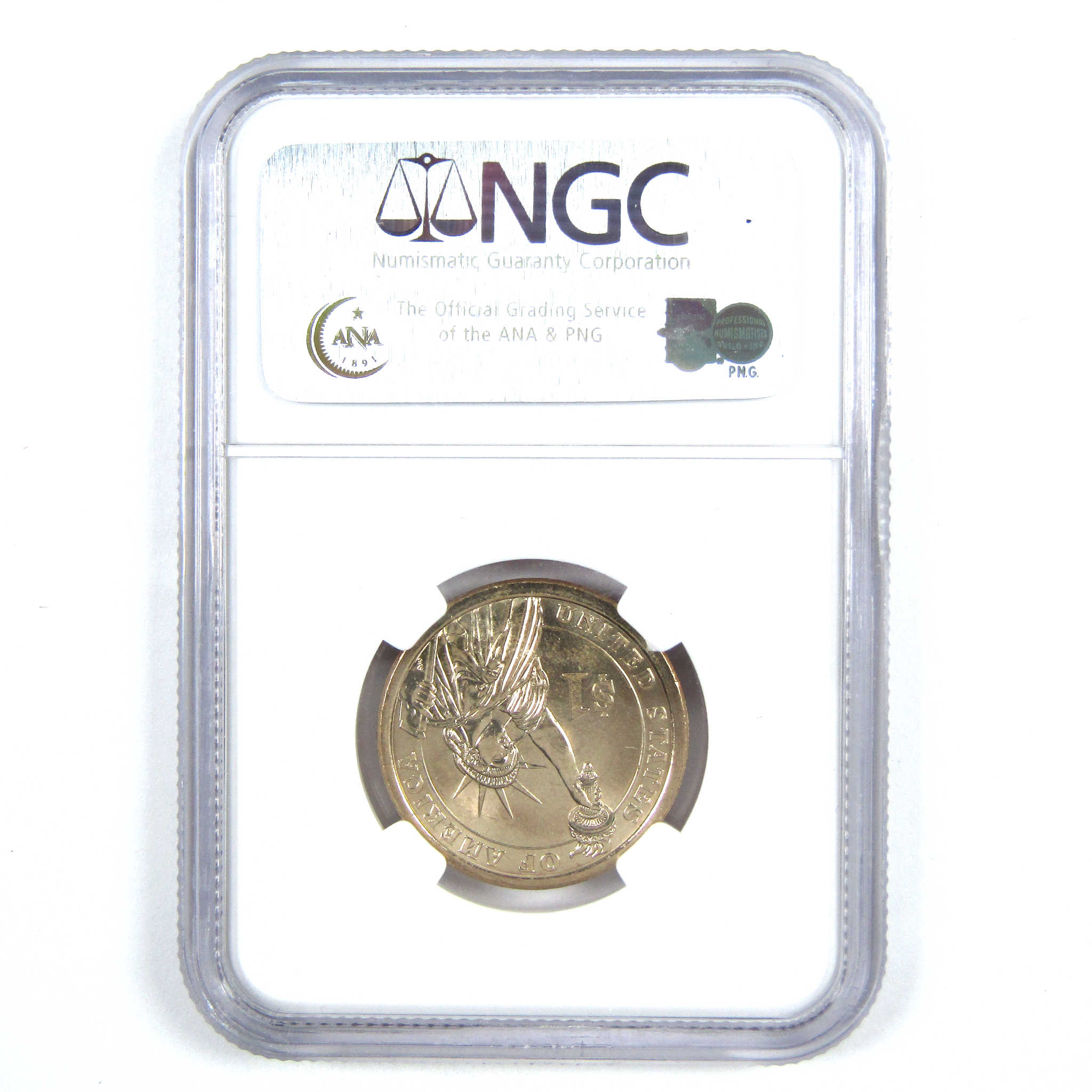 2007 P George Washington Presidential Dollar BU NGC SKU:CPC7603