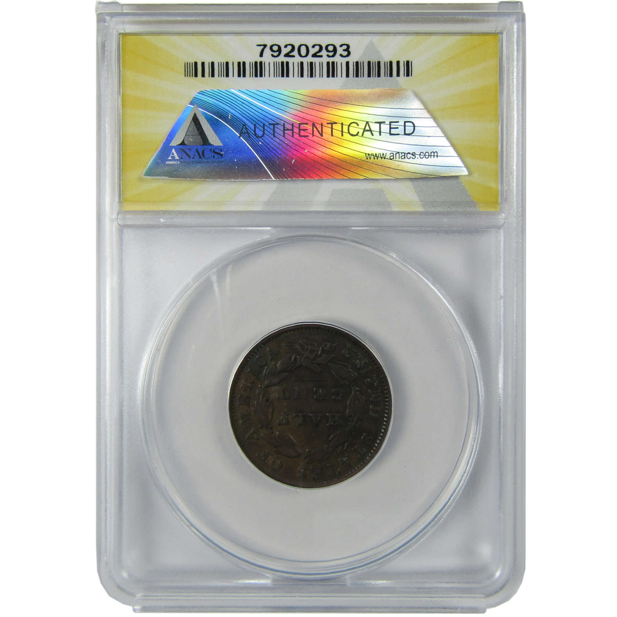 1834 Classic Head Copper Half Cent VF 30 Details ANACS Penny SKU:CP198