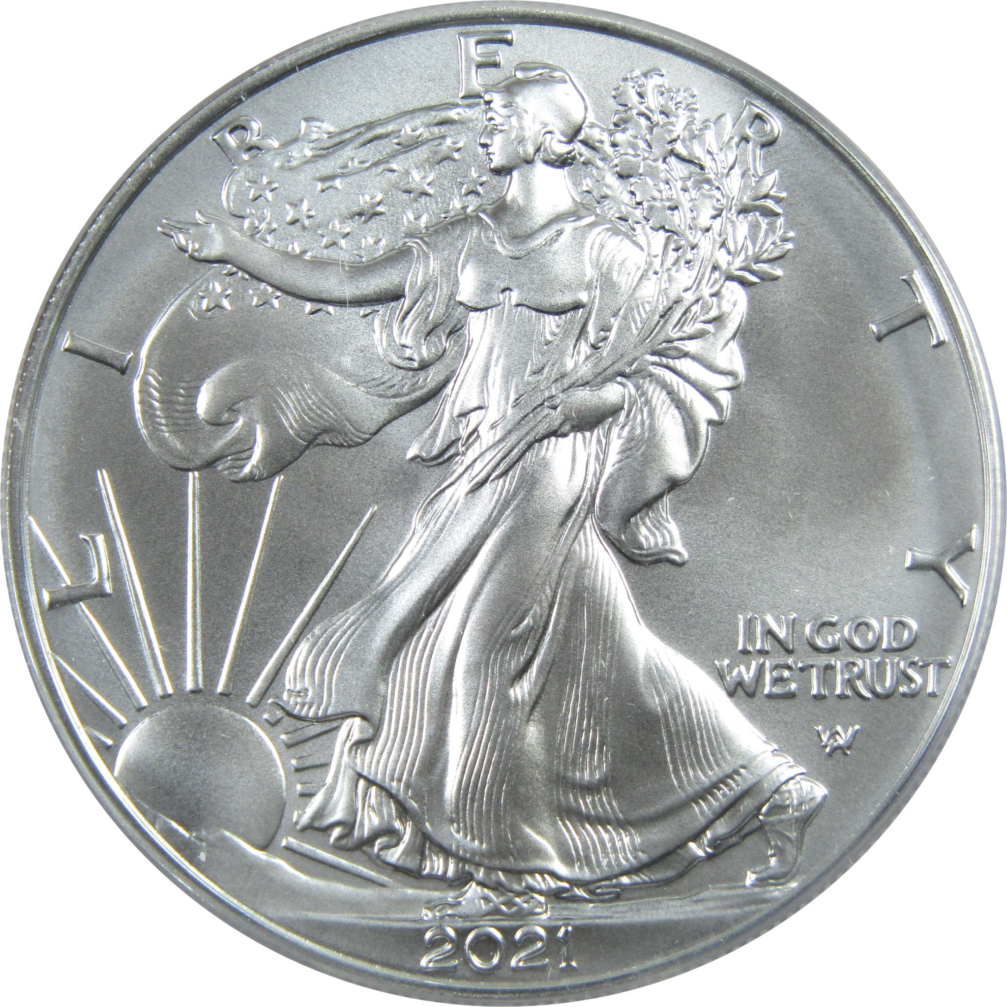 2021 (S) Type 2 American Silver Eagle MS 70 ANACS $1 SKU:CPC7830