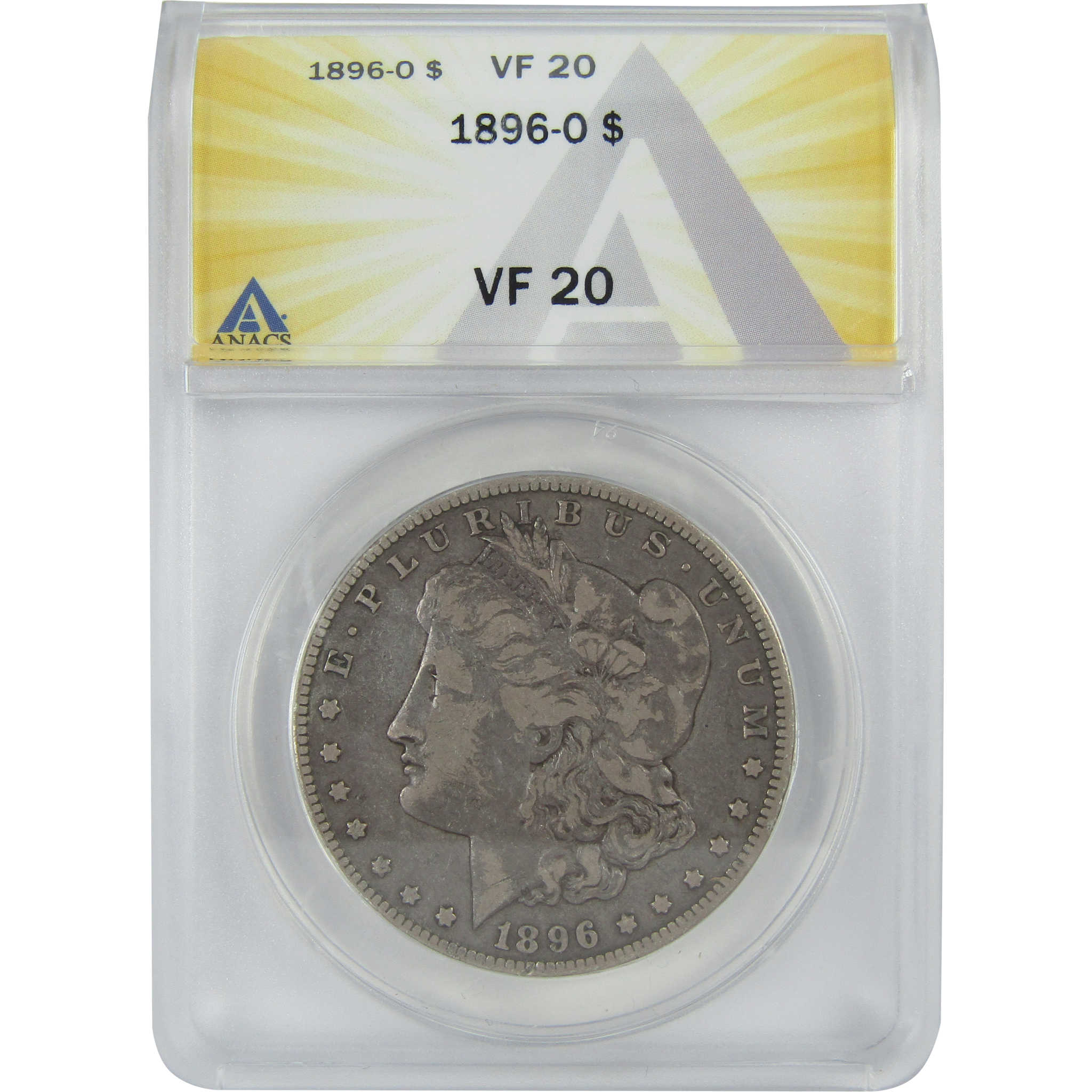 1896 O Morgan Dollar VF 20 ANACS Silver $1 Coin SKU:I16379 - Morgan coin - Morgan silver dollar - Morgan silver dollar for sale - Profile Coins &amp; Collectibles