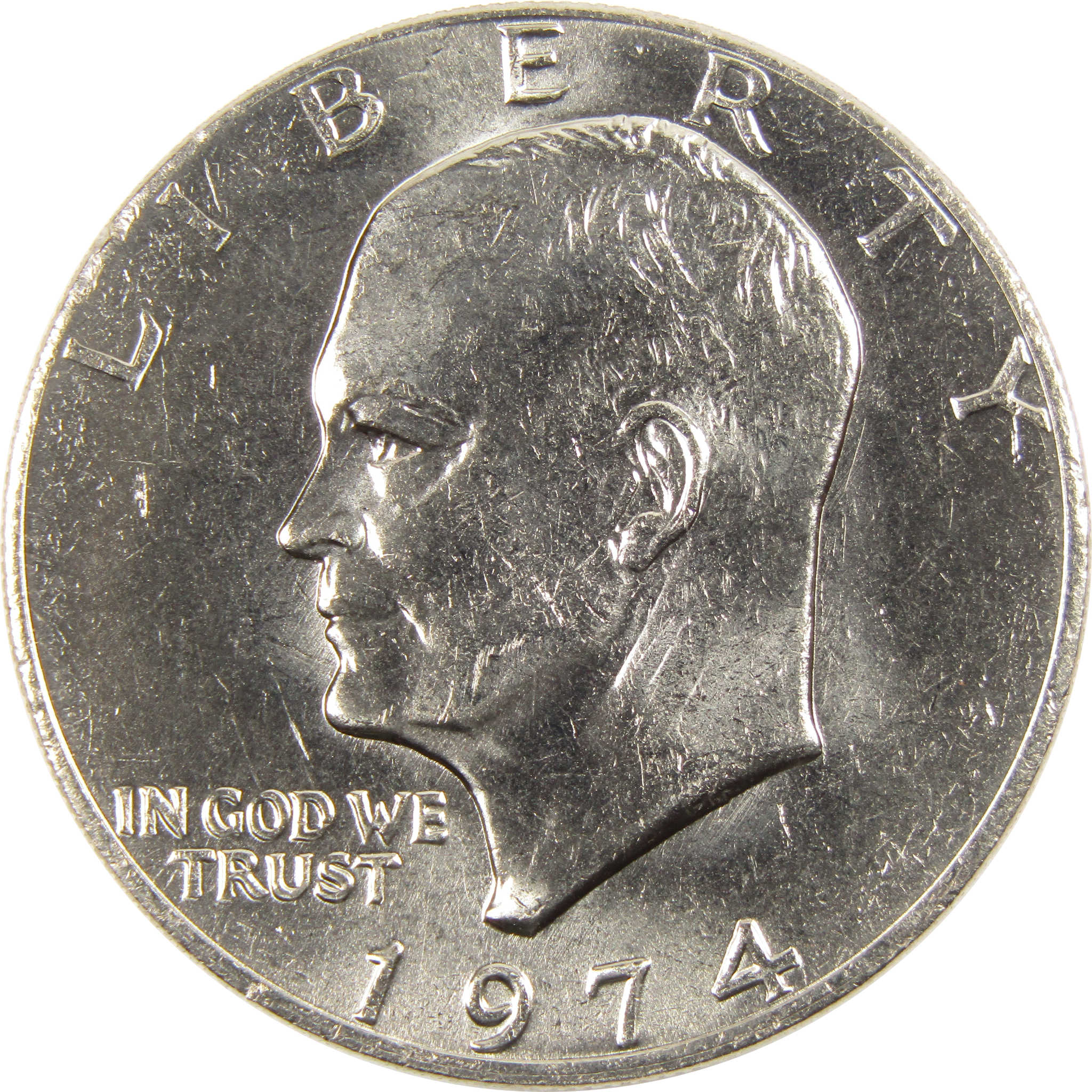 1974 Eisenhower Dollar BU Uncirculated Clad IKE $1 Coin