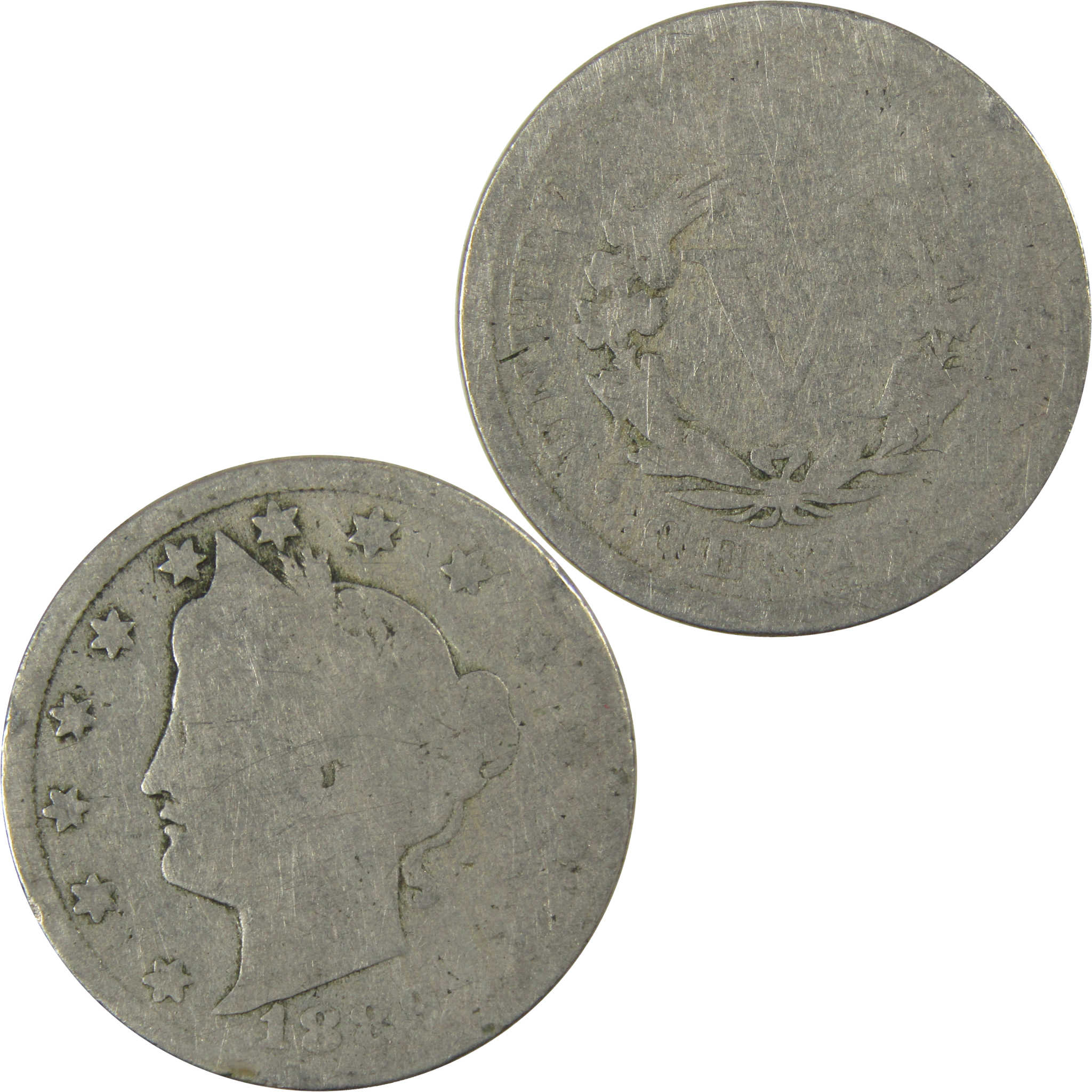 1889 Liberty Head V Nickel AG About Good 5c Coin SKU:I27222