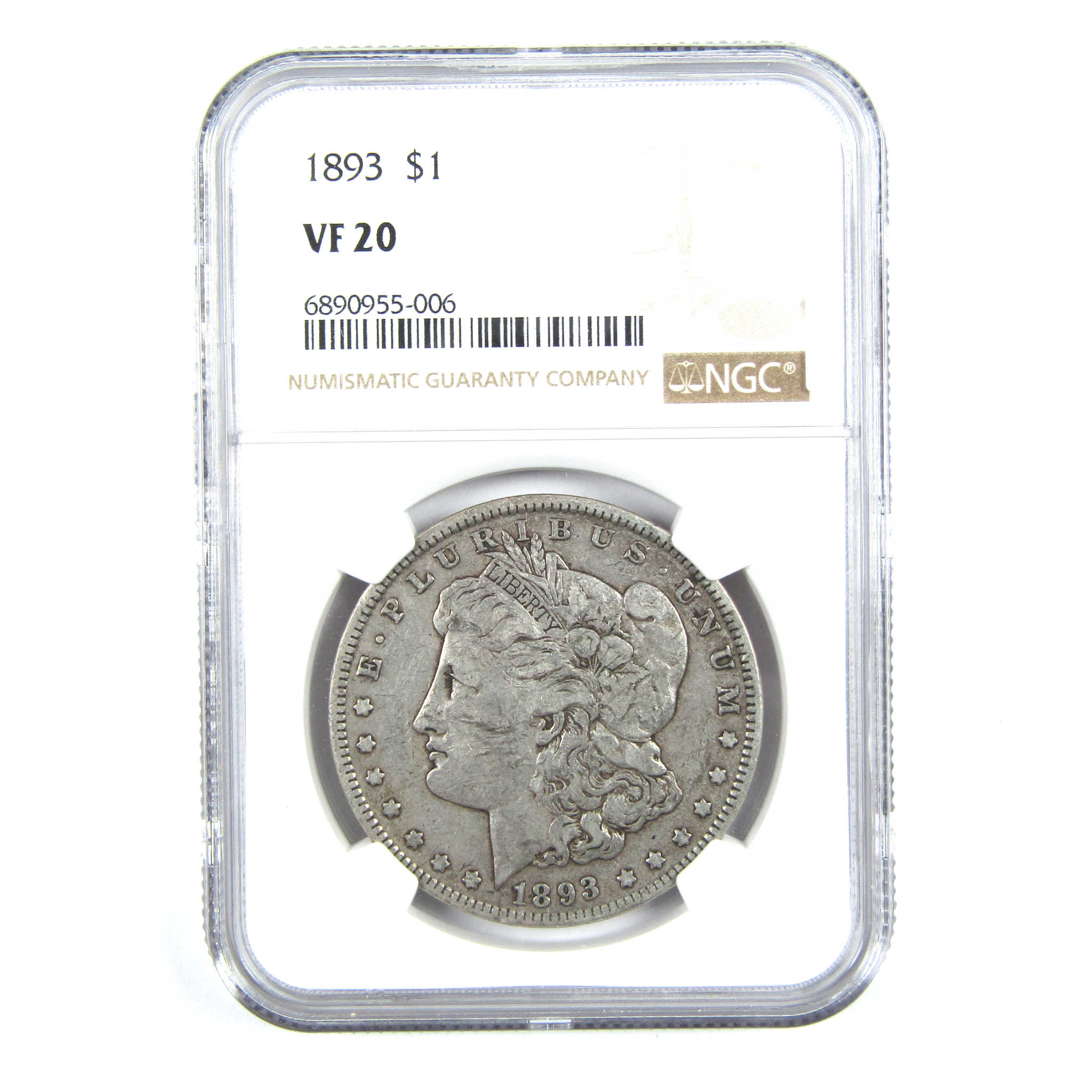 1893 Morgan Dollar VF 20 NGC Silver $1 Coin SKU:I14087 - Morgan coin - Morgan silver dollar - Morgan silver dollar for sale - Profile Coins &amp; Collectibles