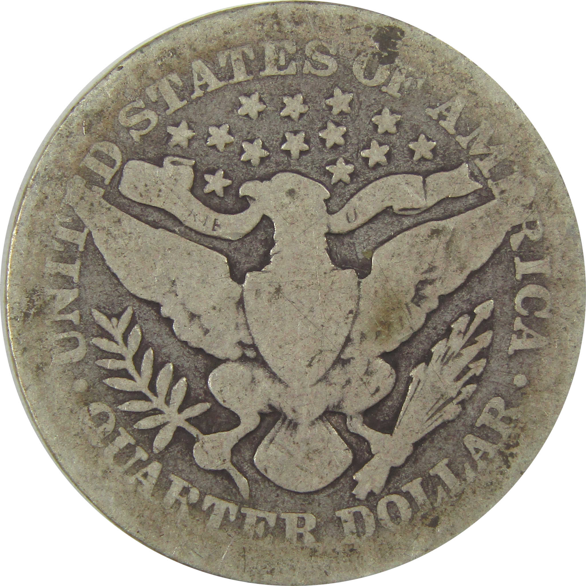 1905 Barber Quarter AG About Good Silver 25c Coin SKU:I21798