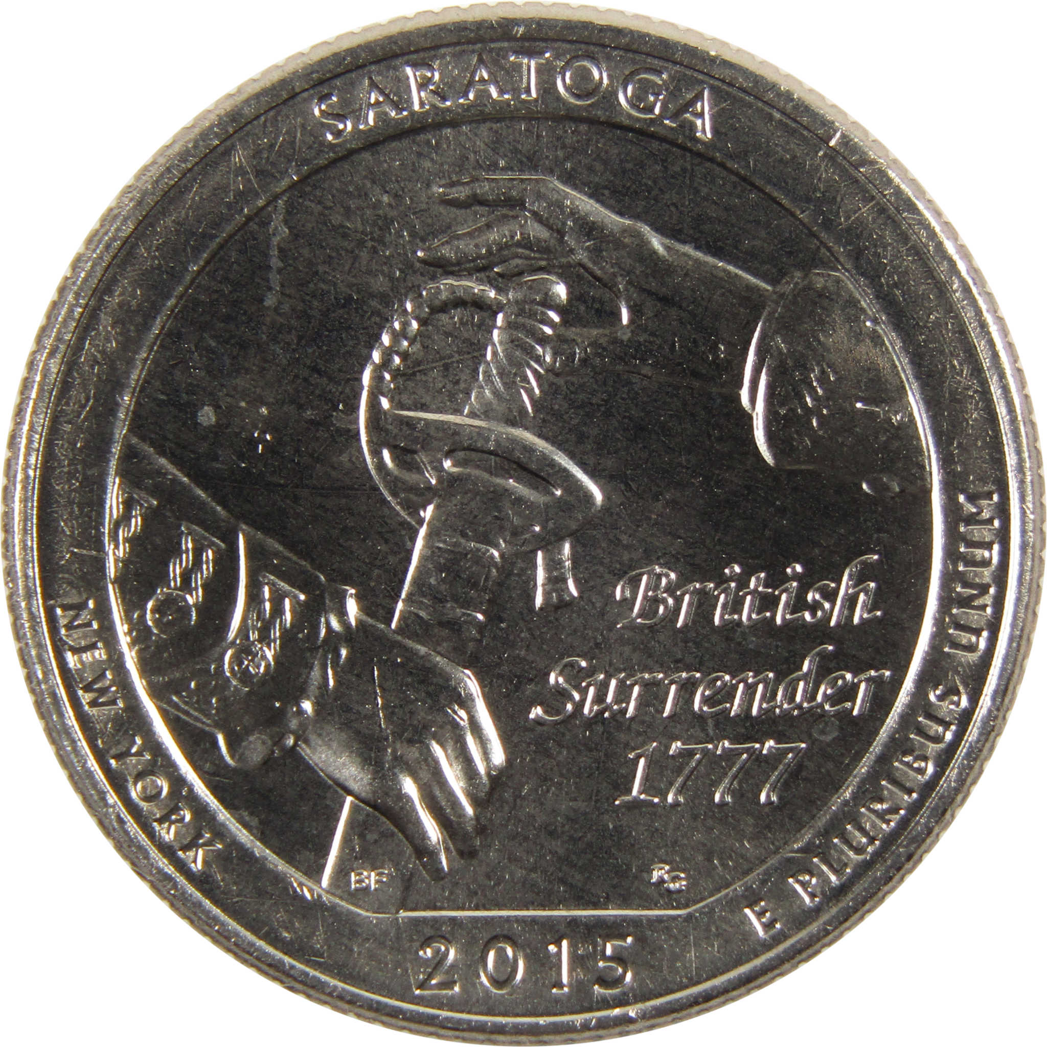 2015 D Saratoga National Historical Park Quarter Uncirculated Clad 25c