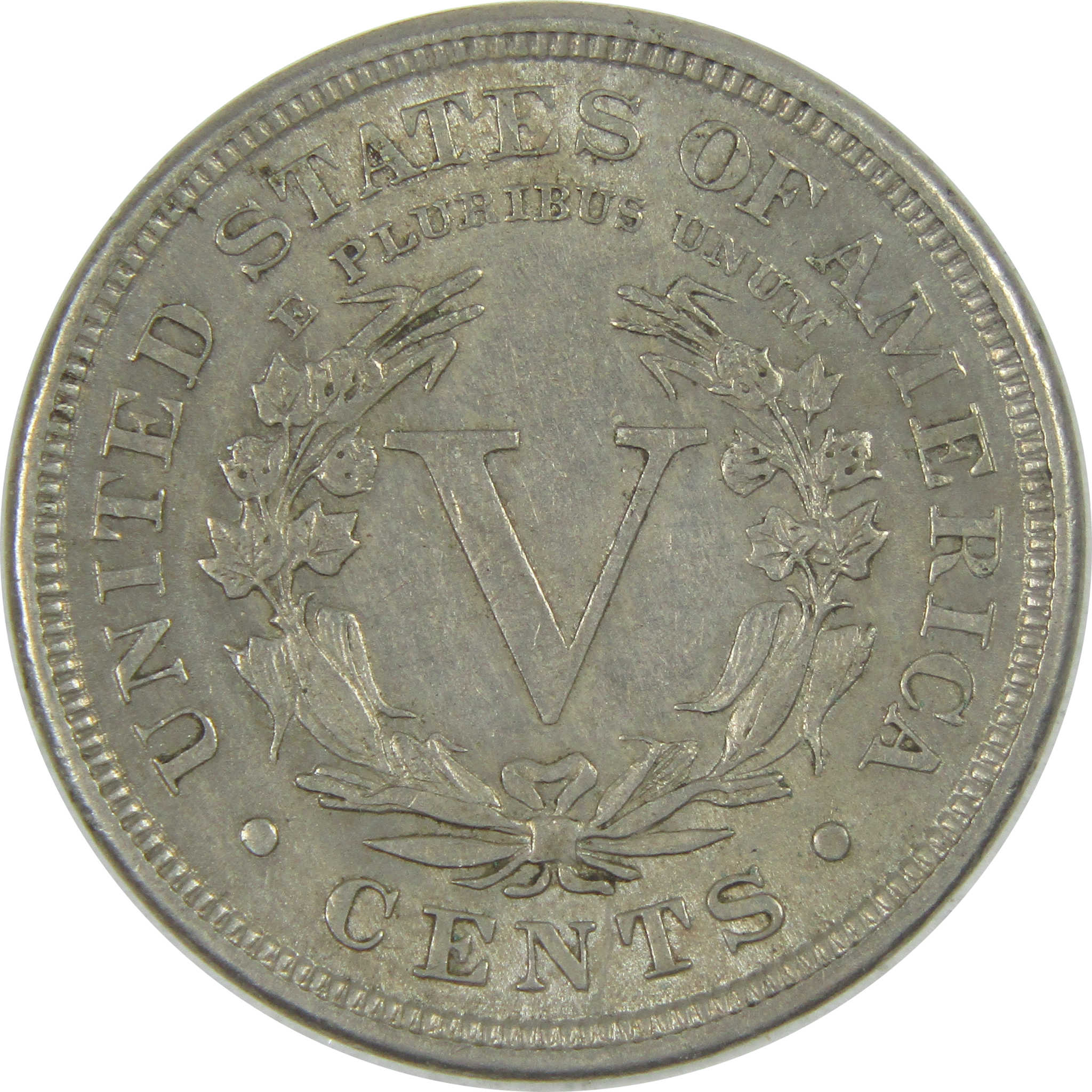 1898 Liberty Head V Nickel AU About Uncirculated 5c Coin SKU:I16554