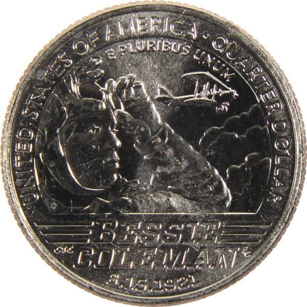 2023 D Bessie Coleman American Women Quarter BU Uncirculated Clad Coin