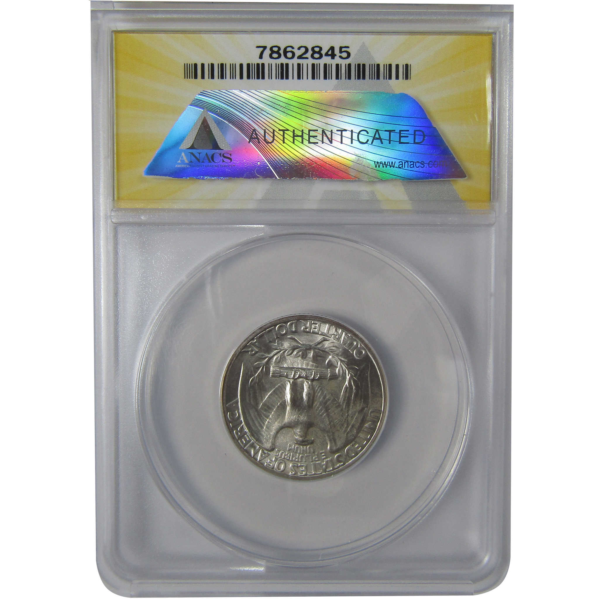 1938 Washington Quarter MS 64 ANACS Silver Uncirculated SKU:I23633