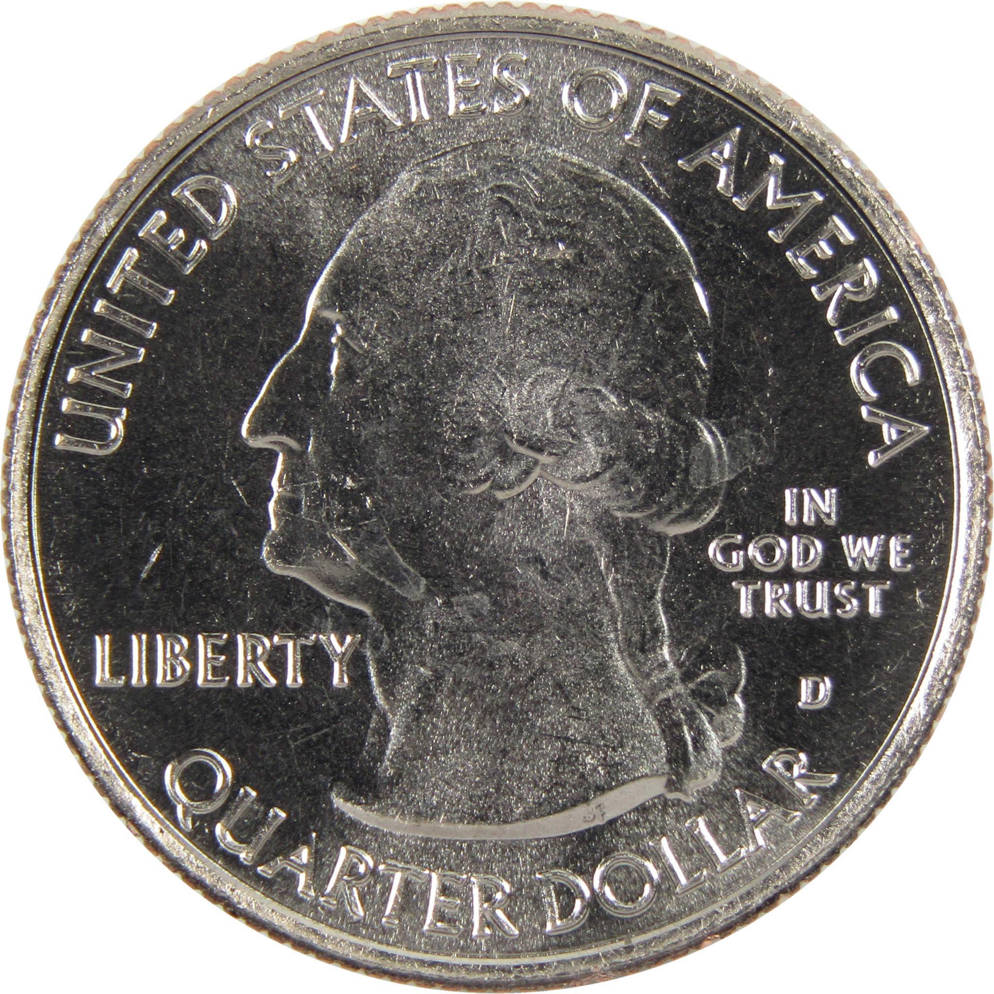 2019 D Lowell NHP National Park Quarter BU Uncirculated Clad 25c Coin