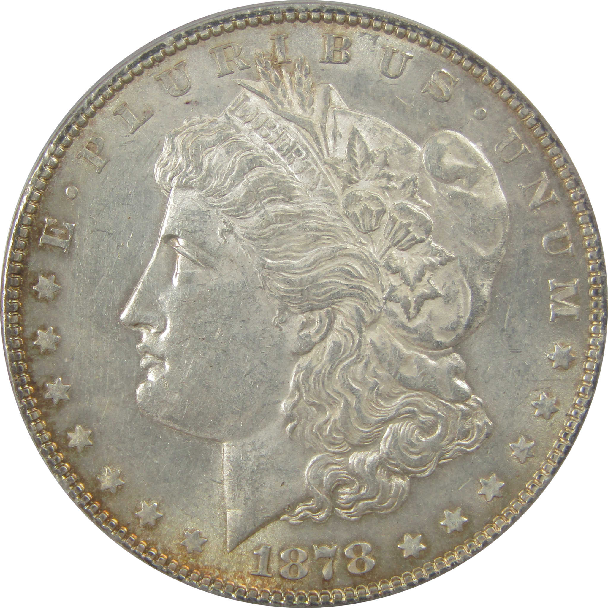 1878 7TF Rev 78 Morgan Dollar AU 58 Details ANACS Silver SKU:I22359 - Morgan coin - Morgan silver dollar - Morgan silver dollar for sale - Profile Coins &amp; Collectibles