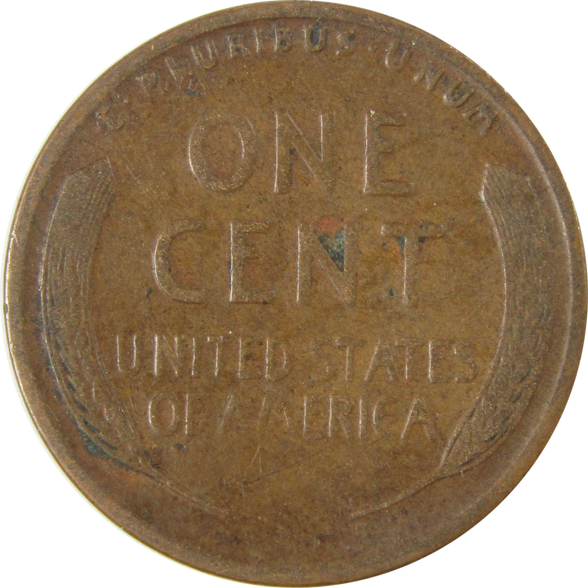 1924 S Lincoln Wheat Cent F Fine Penny 1c Coin SKU:I26468