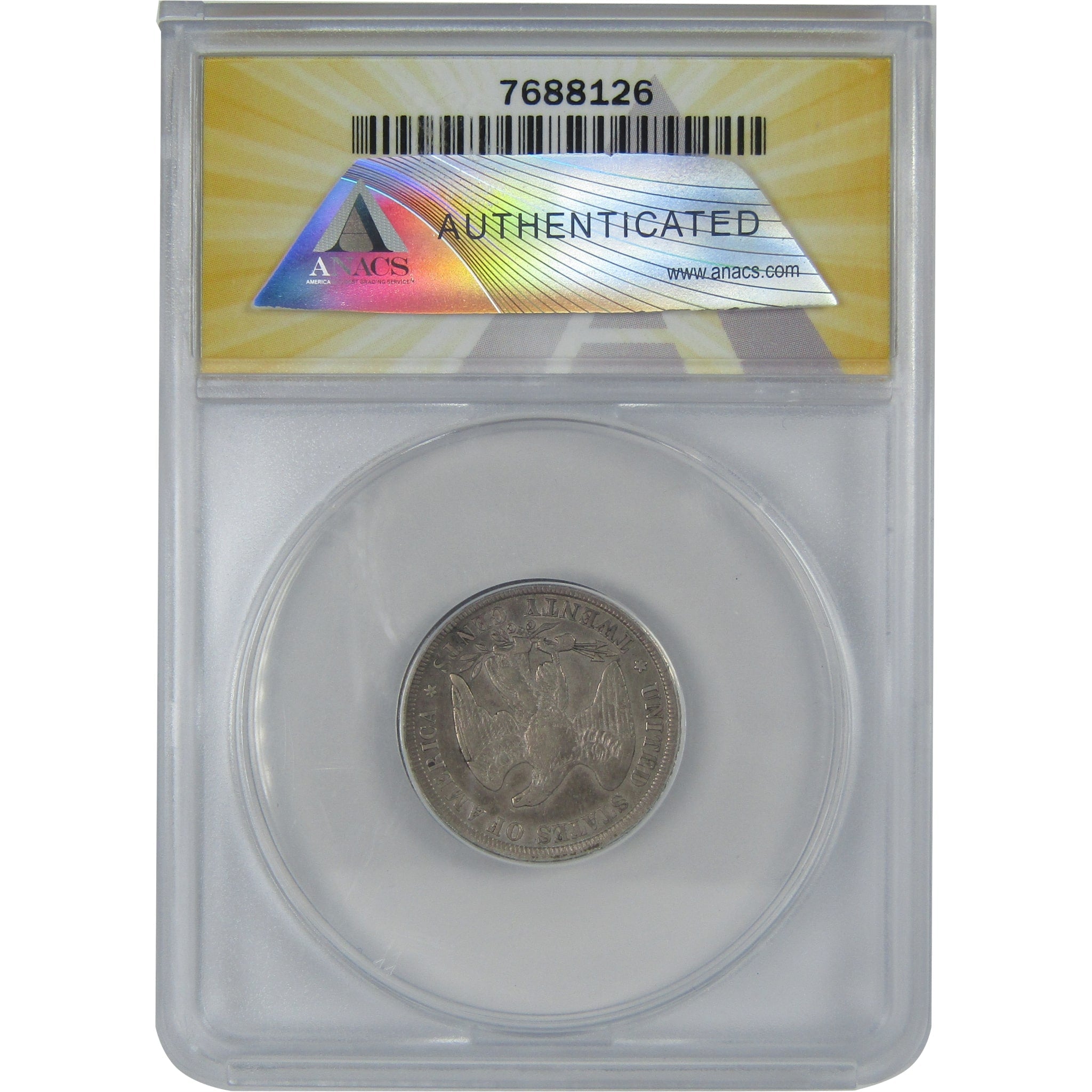 1875 CC Seated Liberty Twenty Cent F 12 Details ANACS SKU:I16152