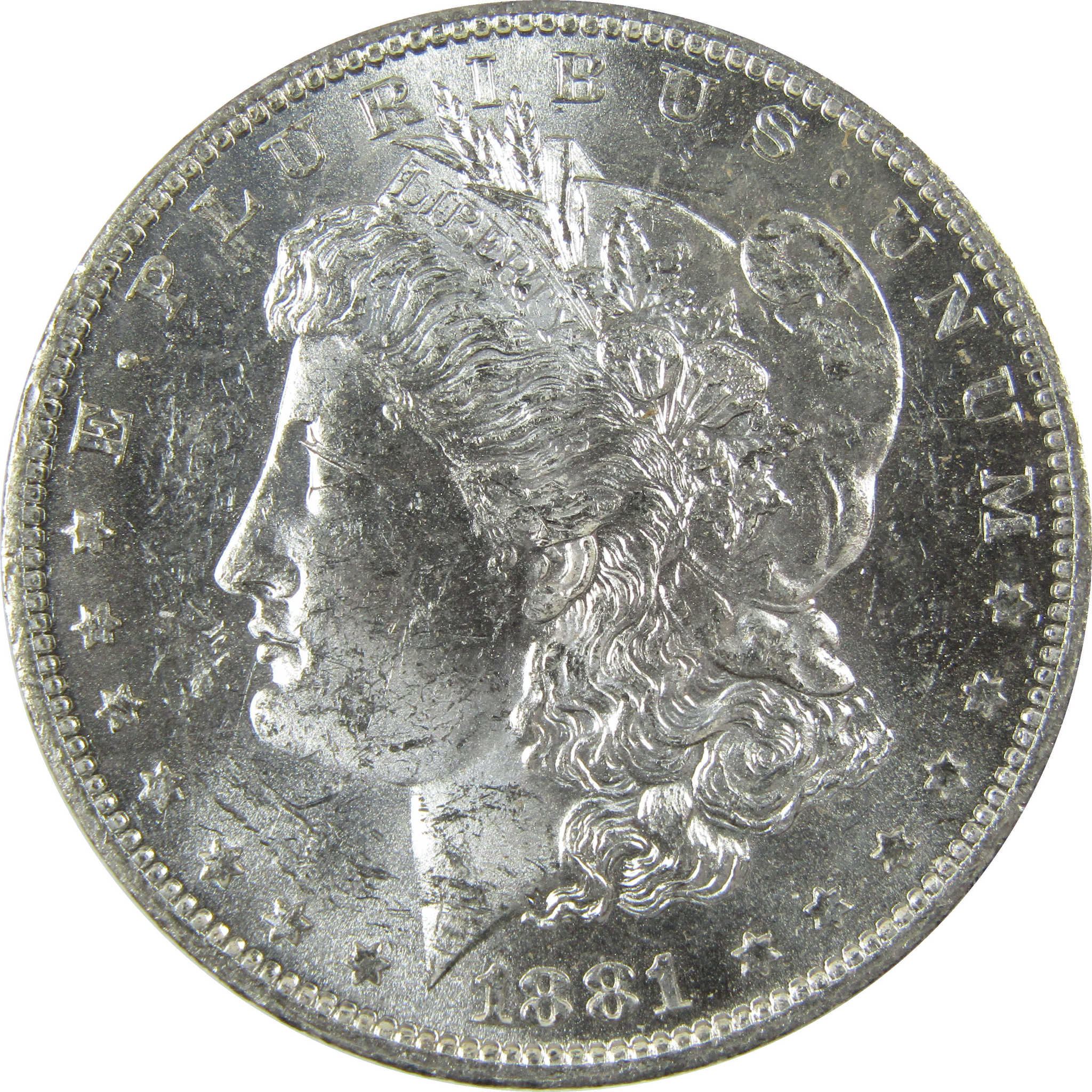 1881 O Morgan Silver Dollar Uncirculated Mint State $1 Coin SKU:I27762