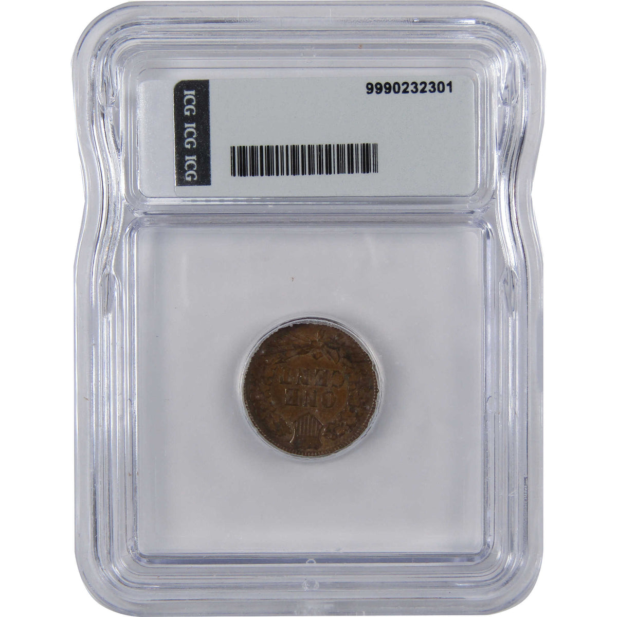 1893 Indian Head Cent AU 58 ICG Penny 1c Coin Collectible SKU:I29071