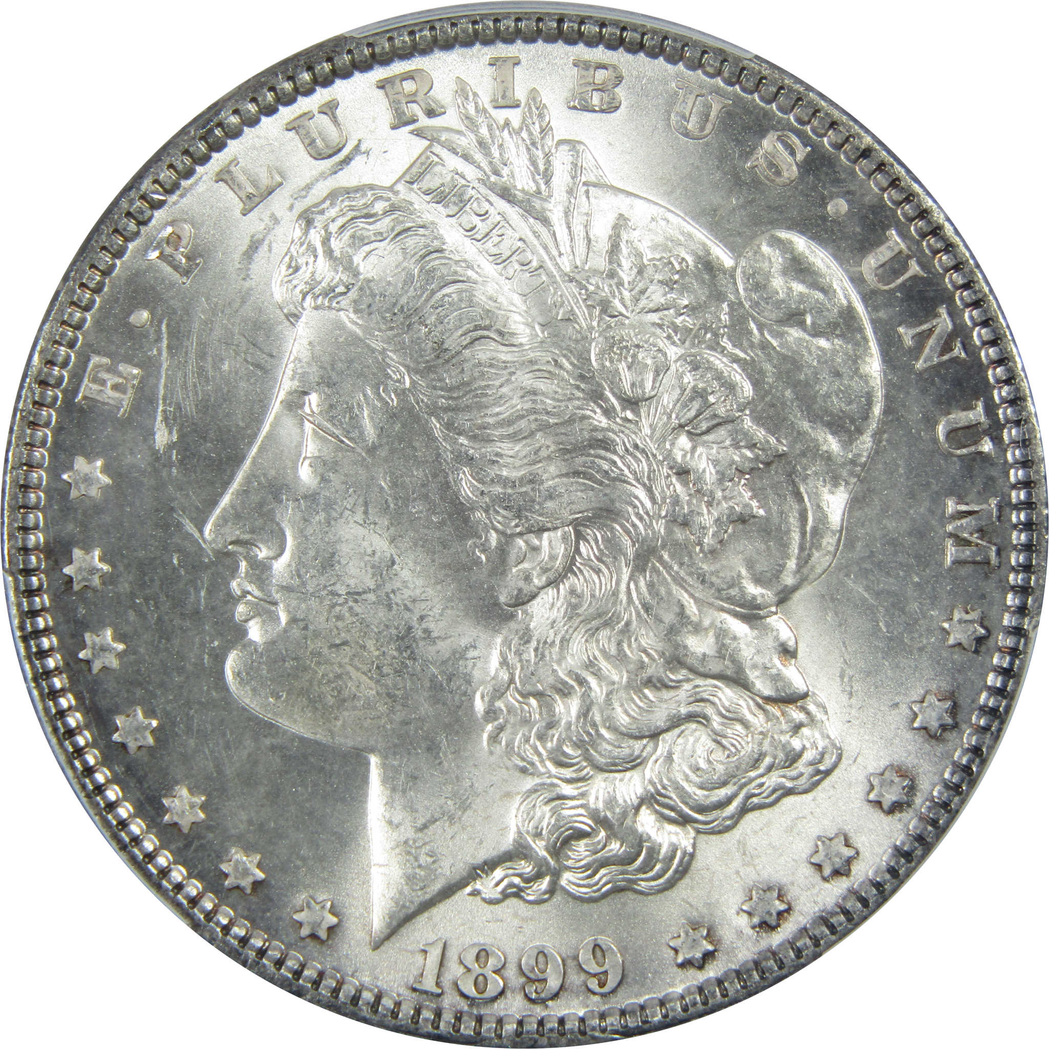 1899 Morgan Dollar MS 63 PCGS Silver $1 Uncirculated Coin SKU:I13476 - Morgan coin - Morgan silver dollar - Morgan silver dollar for sale - Profile Coins &amp; Collectibles