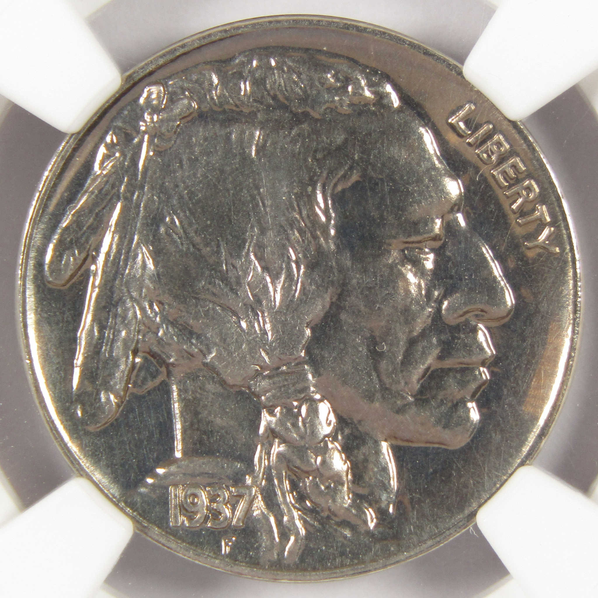 1937 Indian Head Buffalo Nickel PF 64 NGC 5c Proof Coin