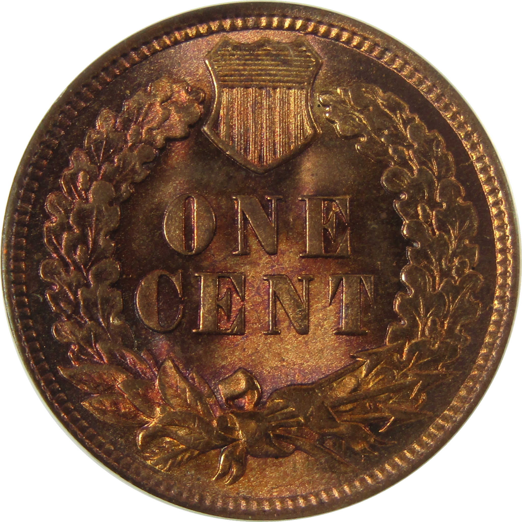 1907 Indian Head Cent MS 64 RB ANACS Uncirculated Penny SKU:I28404