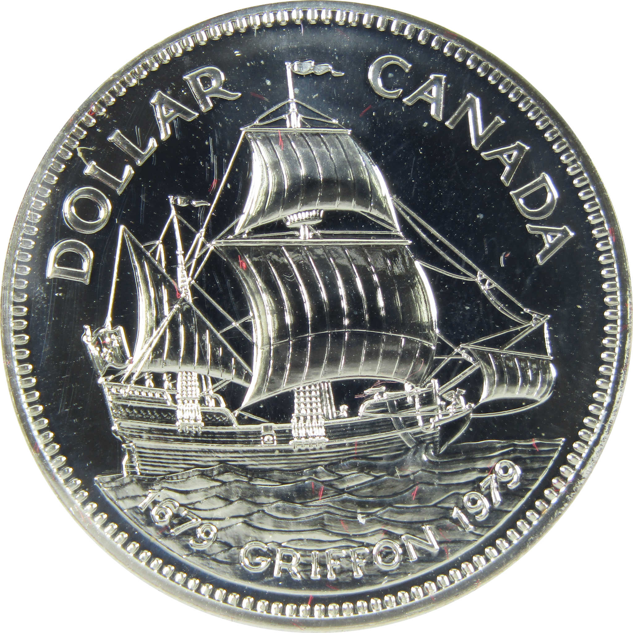 1979 Canadian Griffon Tricentennial Dollar Silver $1 Coin SKU:CPC7798