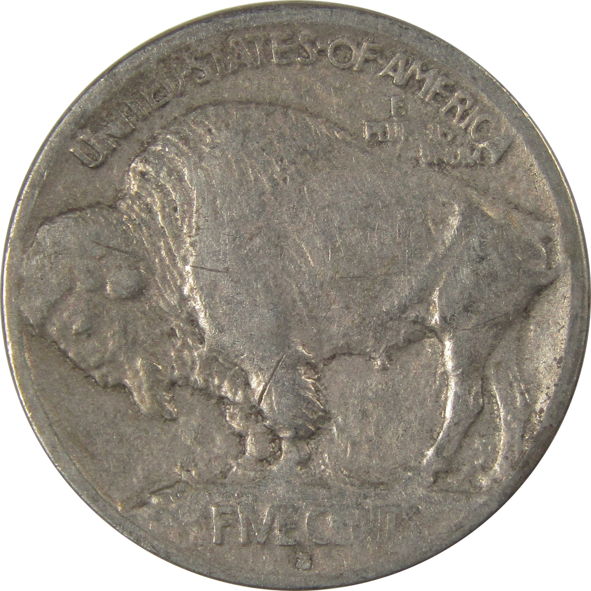 1913 S Type 1 Indian Head Buffalo Nickel F Fine Details SKU:I22893