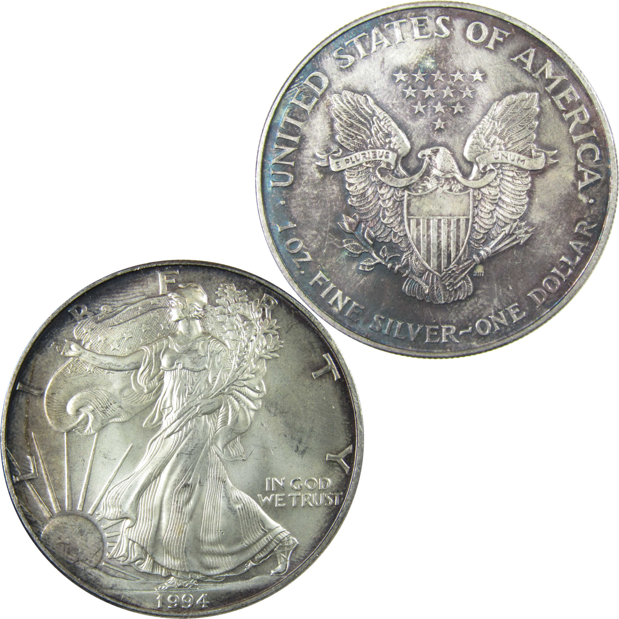 1994 American Silver Eagle Uncirculated Mint State $1 Coin SKU:CP1524