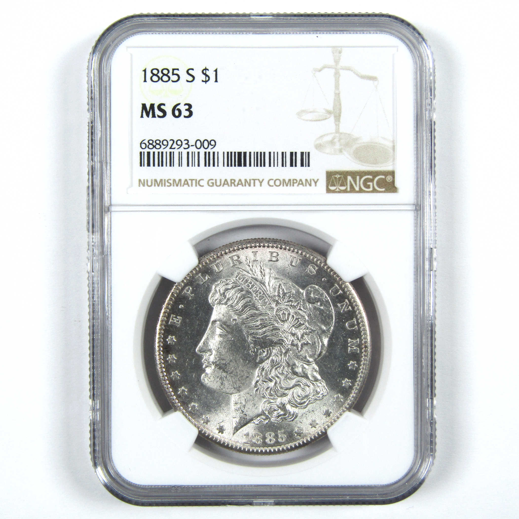 1885 S Morgan Dollar MS 63 NGC Silver $1 Uncirculated Coin SKU:I14442 - Morgan coin - Morgan silver dollar - Morgan silver dollar for sale - Profile Coins &amp; Collectibles