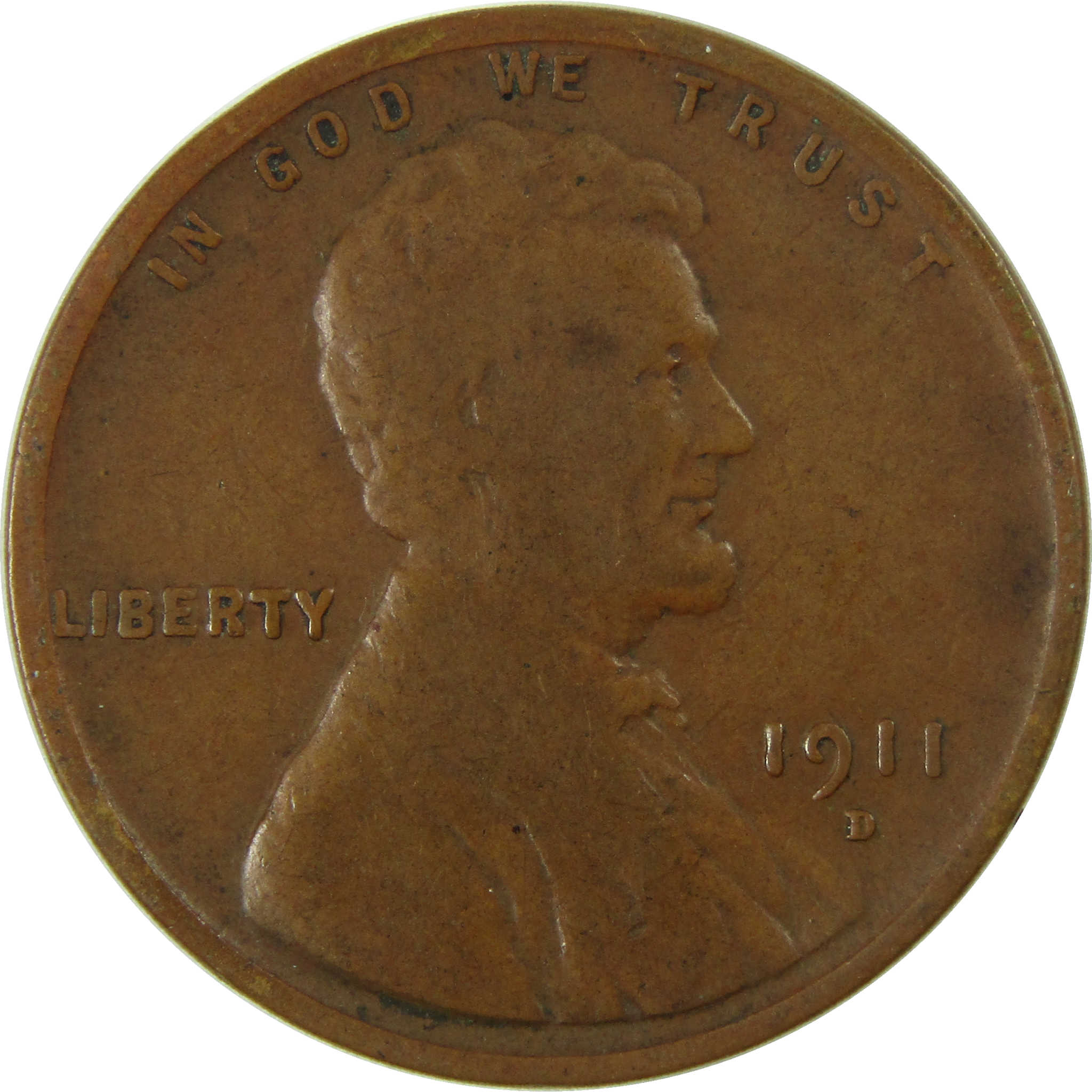 1911 D Lincoln Wheat Cent AG About Good Penny 1c Coin SKU:I26247