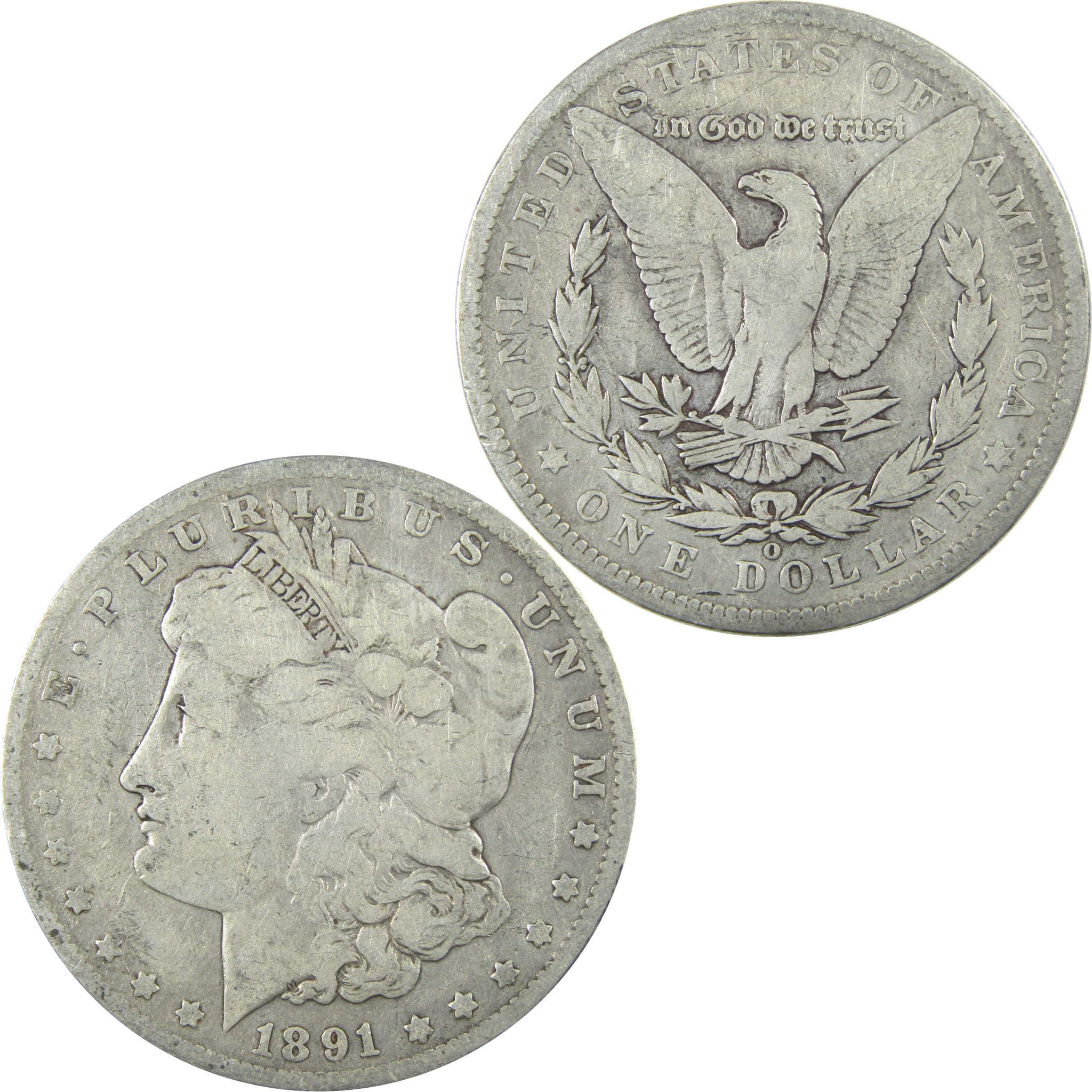 1891 O VAM-1A1 E on Rev Top 100 Morgan Dollar VG Details SKU:I25349 - Morgan coin - Morgan silver dollar - Morgan silver dollar for sale - Profile Coins &amp; Collectibles