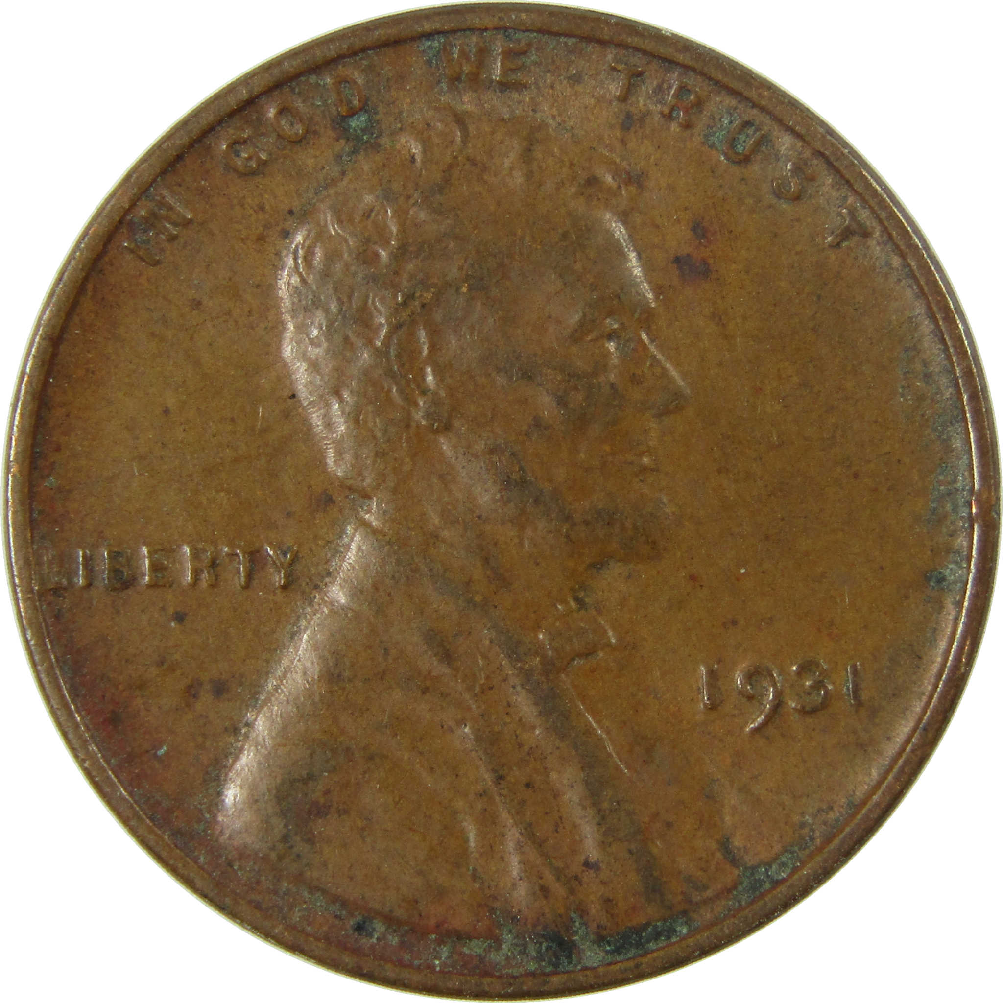 1931 Lincoln Wheat Cent AU About Uncirculated Penny 1c Coin SKU:I26846